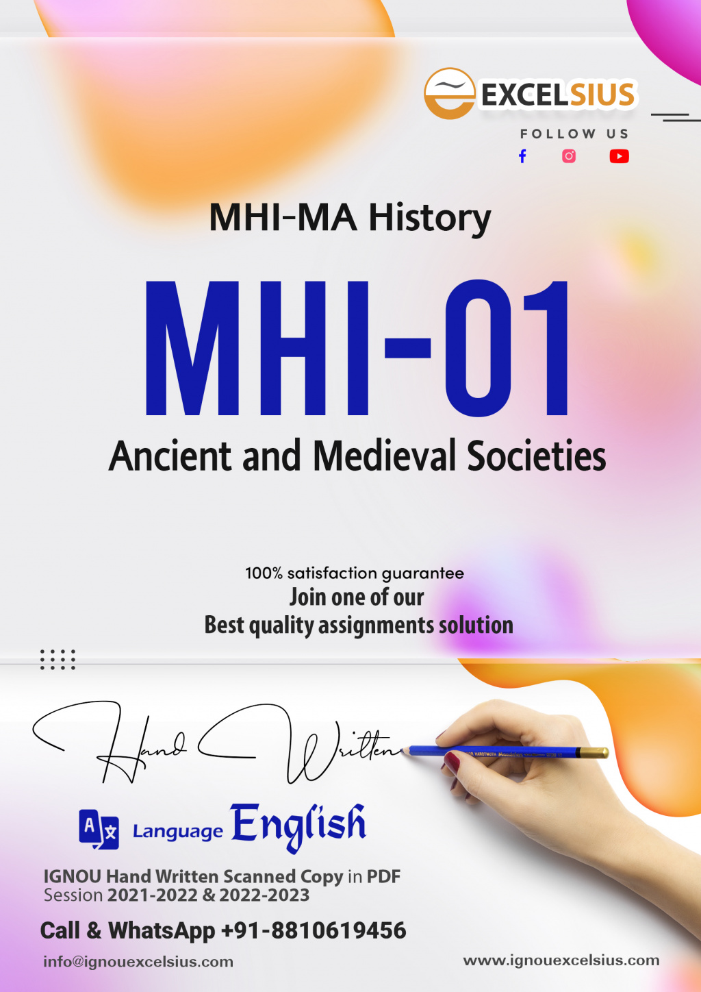 IGNOU MHI-01 - Ancient and Medieval Societies Latest Solved Assignment-July 2022 – January 2023