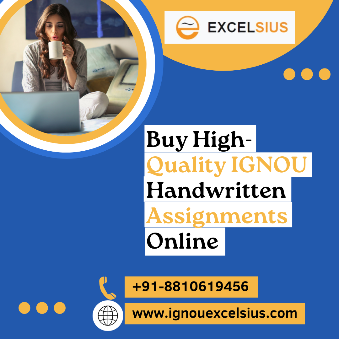 Buy High-Quality IGNOU Handwritten Assignments Online