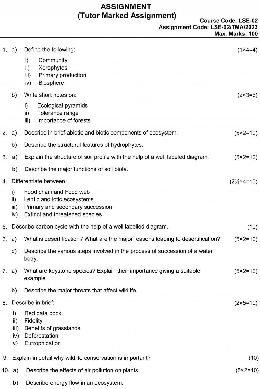 LSE-02 - Ecology-January 2023 - December 2023