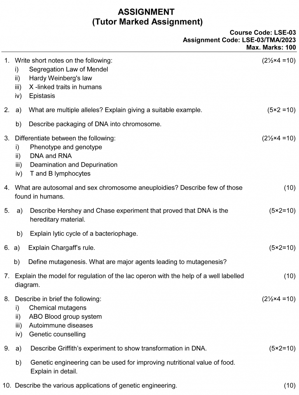 LSE-03 - Genetics-January 2023 - December 2023