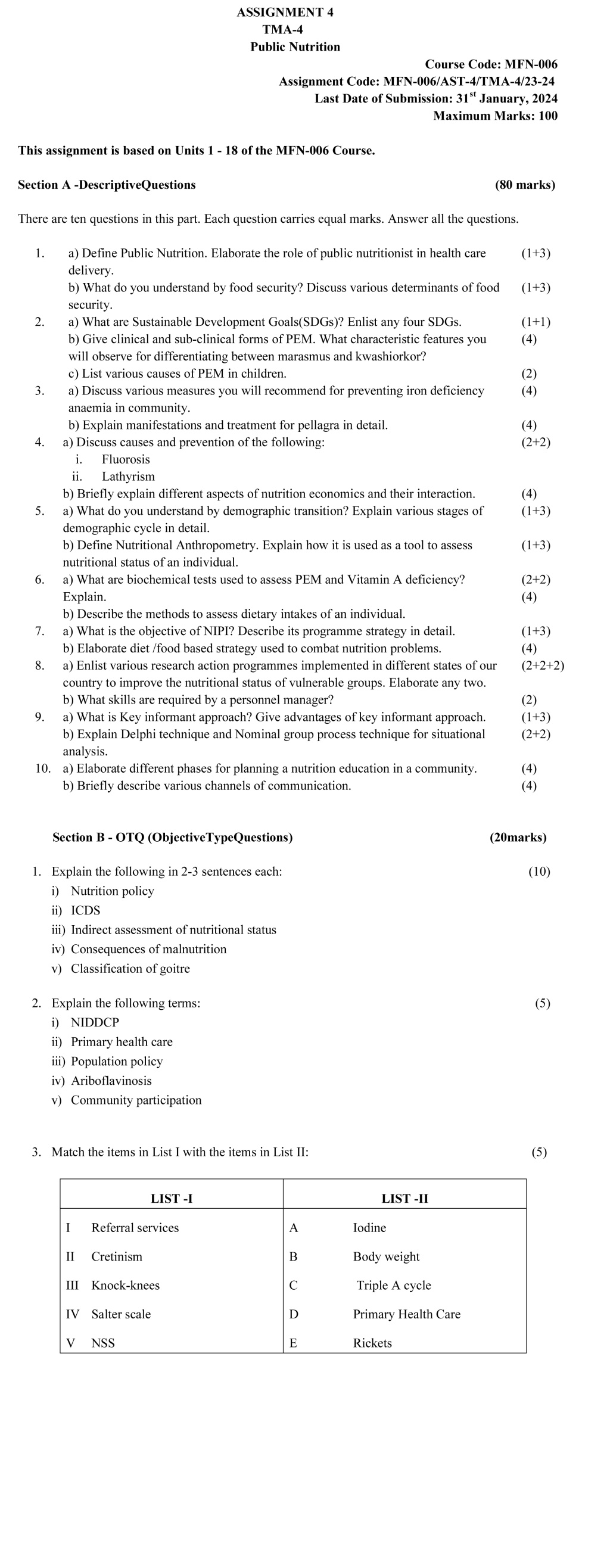 MFN-06 - Public Nutrition-July 2023 – January 2024