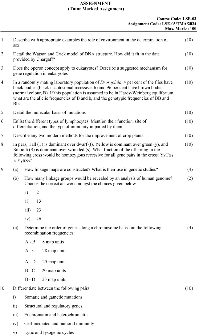 LSE-03 - Genetics-January 2024 - December 2024