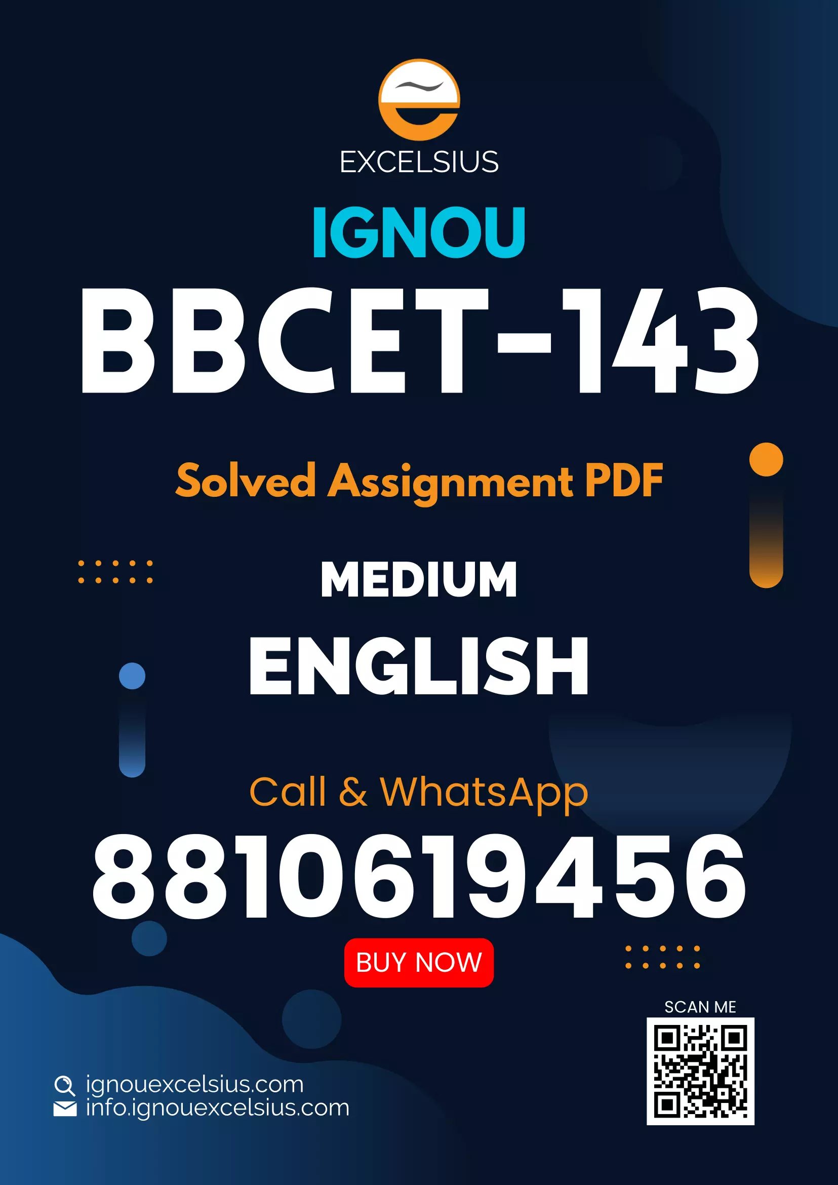 IGNOU BBCET-143 - Basic Microbiology Latest Solved Assignment-January 2024 - December 2024