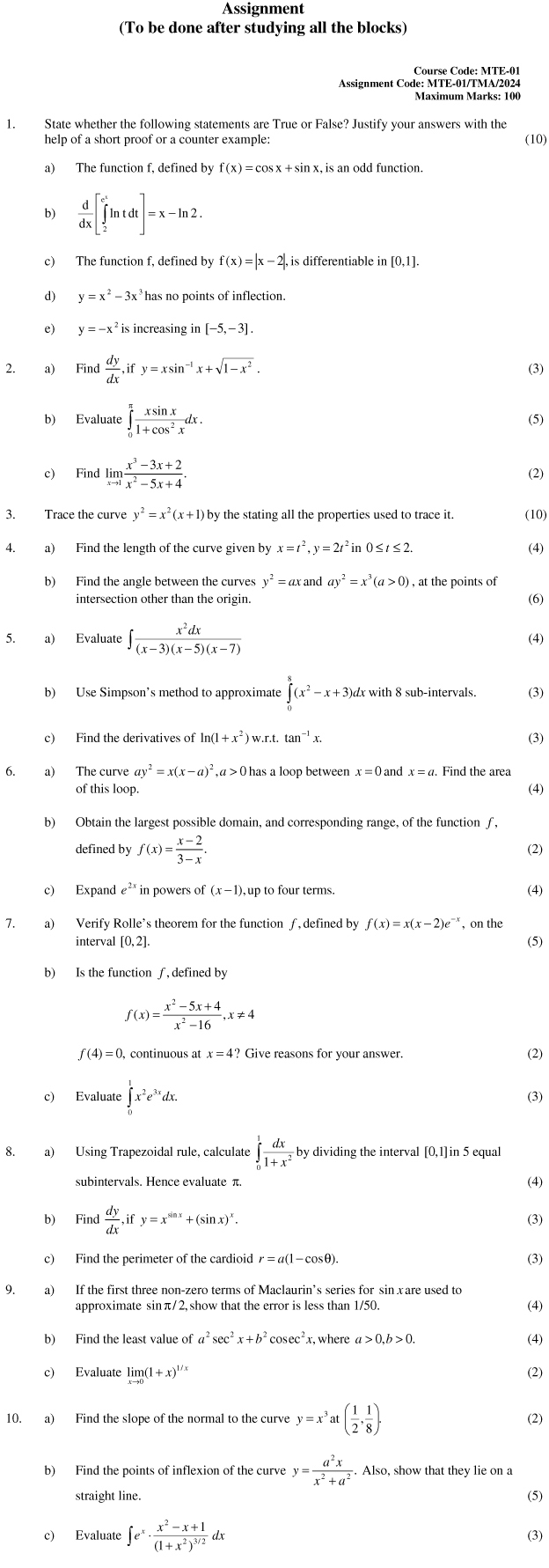 MTE-01 - Calculus-January 2024 - December 2024