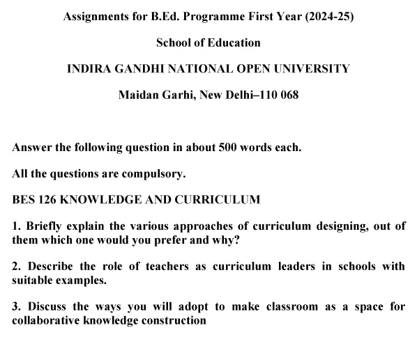 BES-126 - Knowledge and Curriculum-January 2024 - July 2024