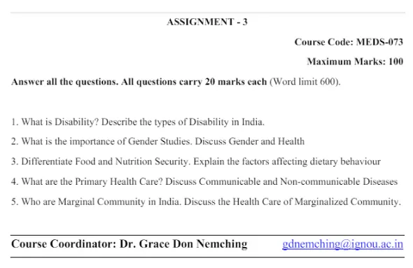 MEDS-73 - Social Groups and Family Health-January 2024 - July 2024