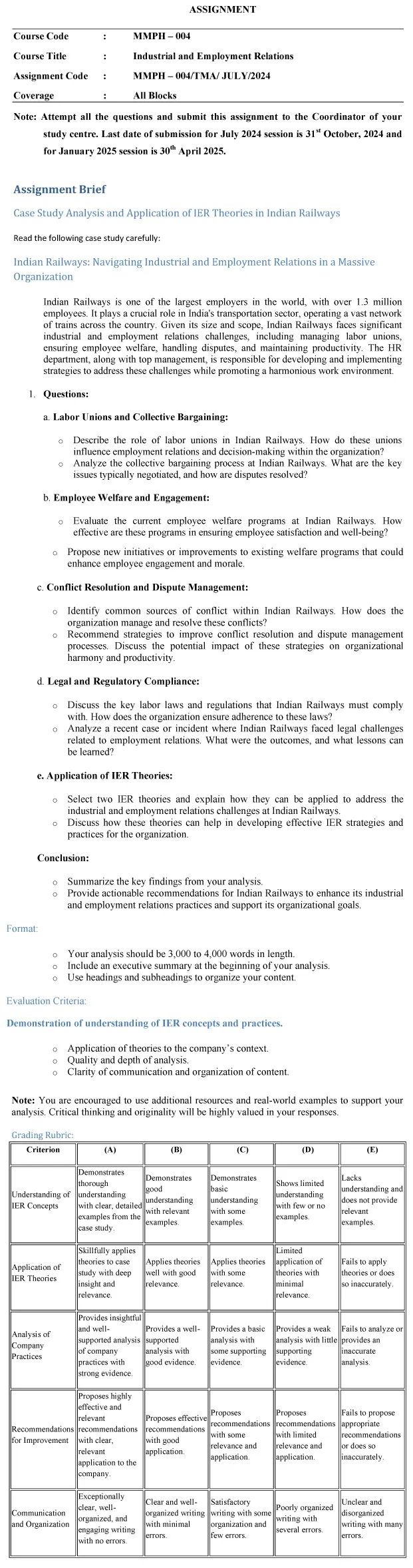 MMPH-04 - Industrial and Employment Relations-July 2024 - January 2025