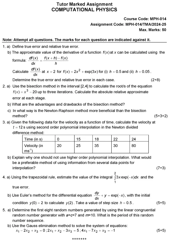 MPH-14 - Computational Physics-July 2024 - June 2025