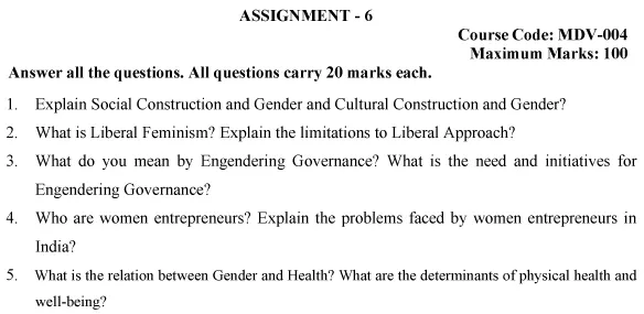 MDV-4 - Gender and Development-July 2024 - January 2025