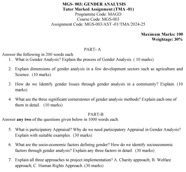 MGS-03 - Gender Analysis-July 2024 - January 2025