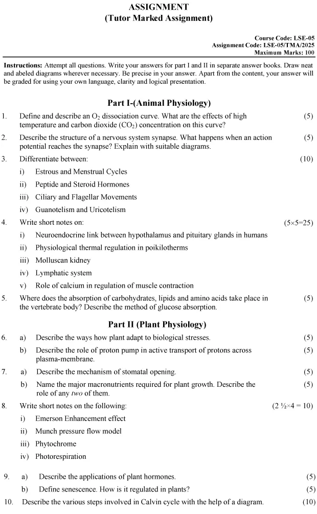 LSE-05 - Physiology-January 2025 - December 2025