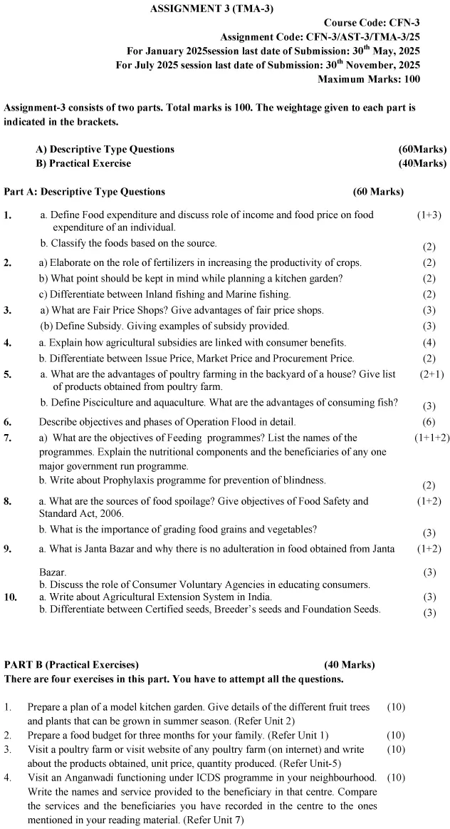 CFN-03 - Economics of Food-January 2025- July 2025