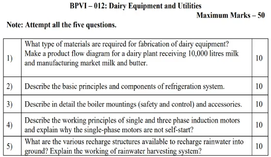 BPVI-12 - Dairy Equipment and Utilities-January 2025- July 2025