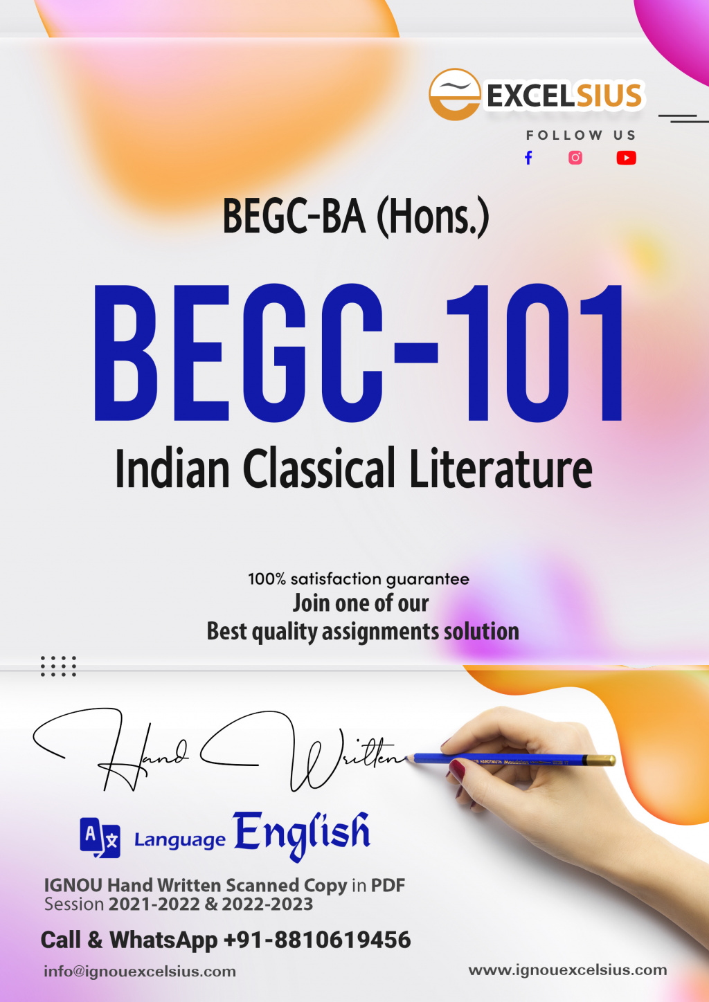 IGNOU BEGC-101 - Indian Classical Literature, Latest Solved Assignment-July 2022 – January 2023
