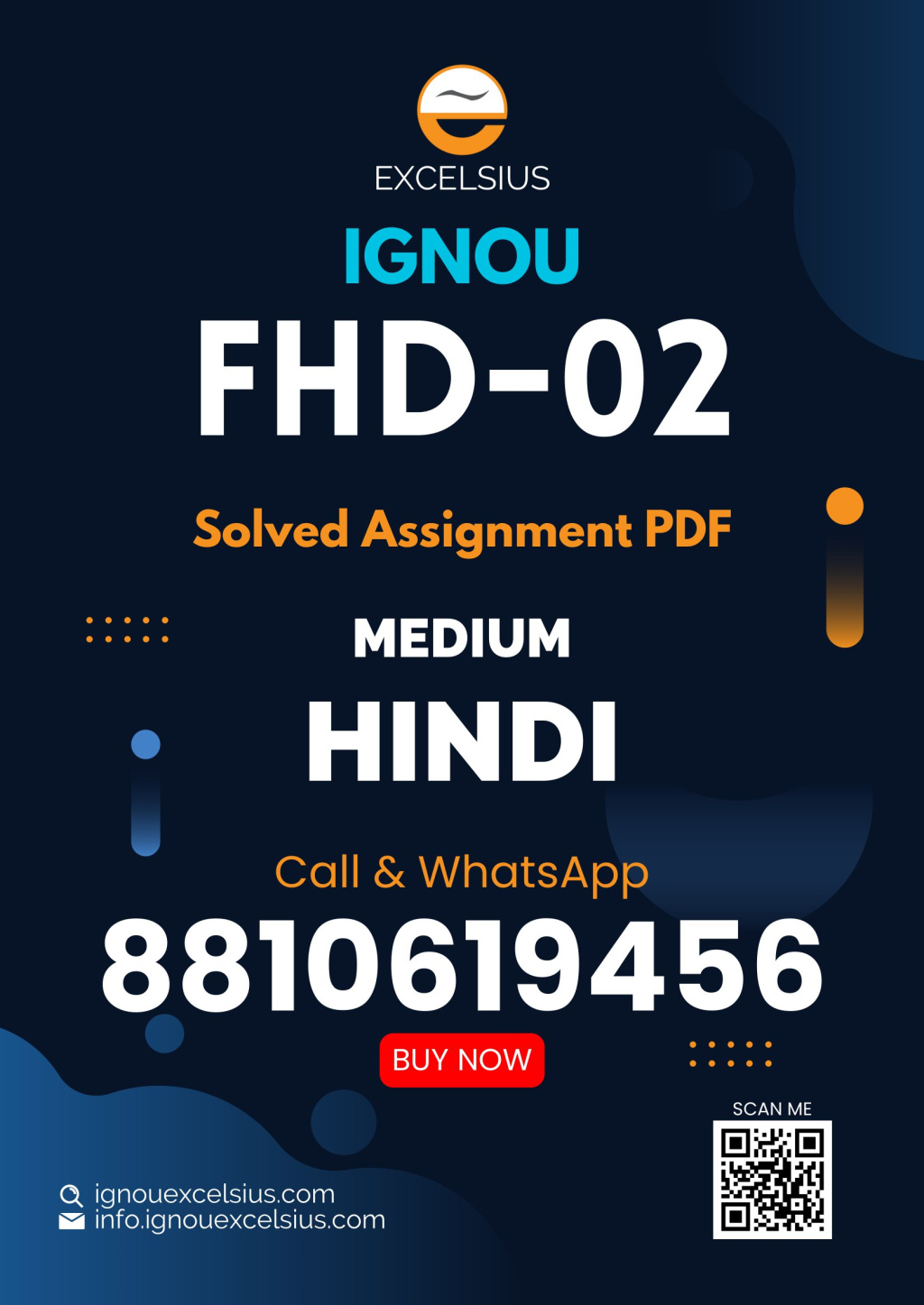 IGNOU FHD-02 - Hindi Main Aadhar Pathyakram, Latest Solved Assignment-July 2023 - January 2024