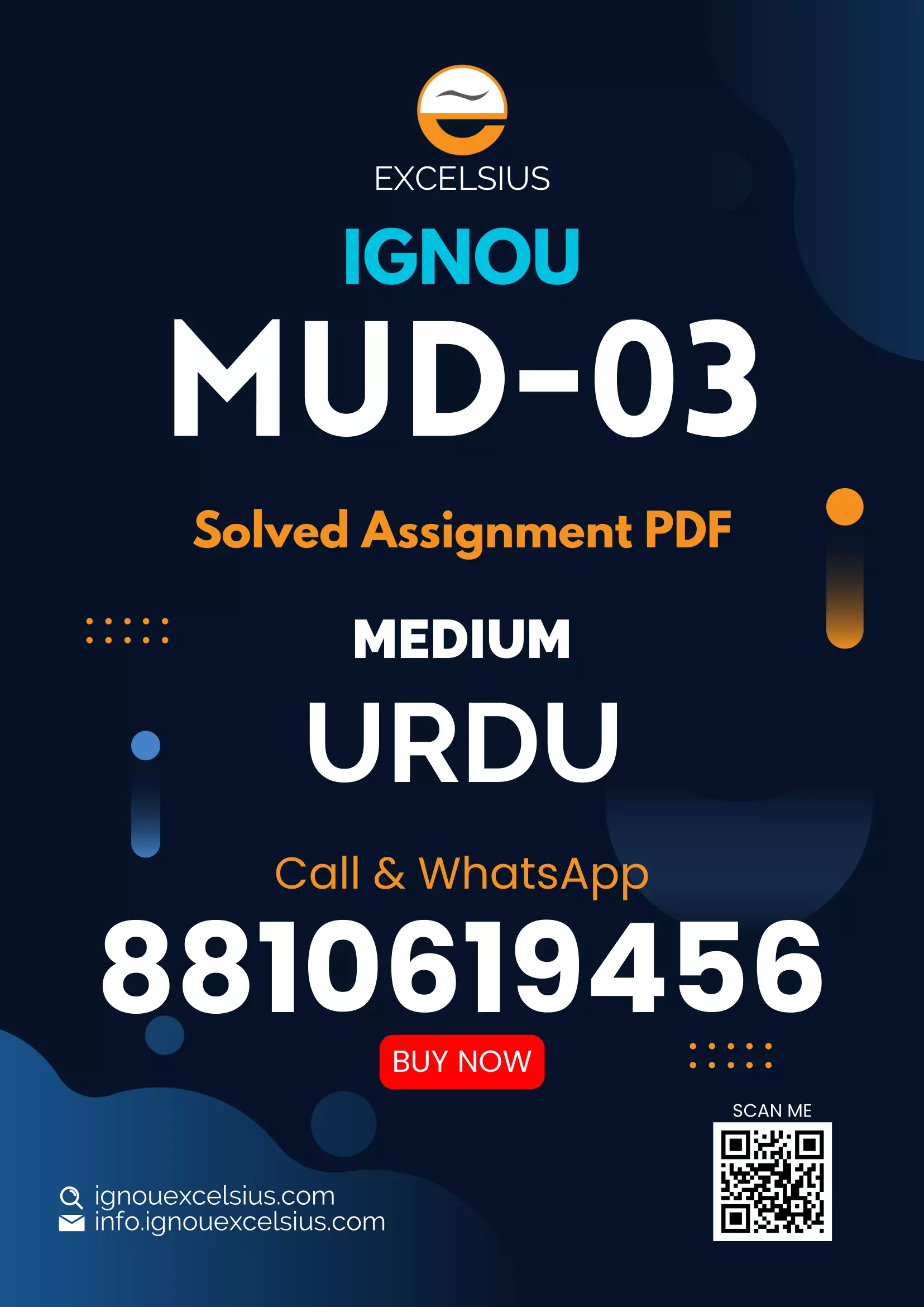 IGNOU MUD-03 - Urdu Fiction Latest Solved Assignment-July 2023 - January 2024