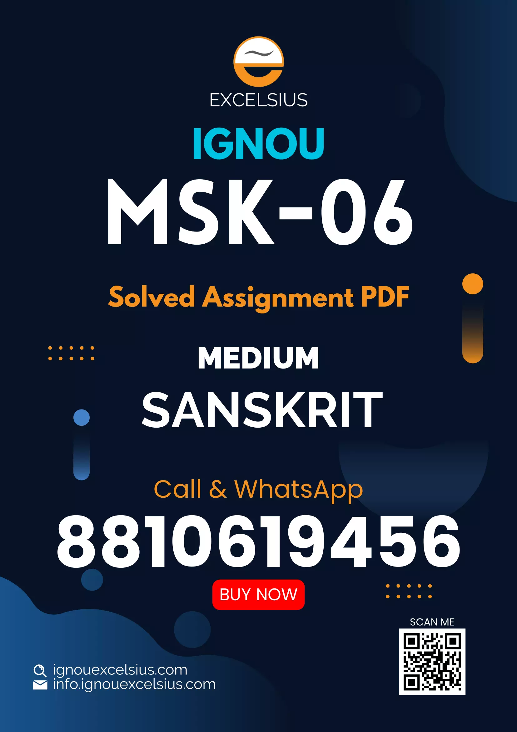 IGNOU MSK-06 - Bhasha Vigyan, Anuwaad evam Nibandh Lekhan, Latest Solved Assignment-July 2022 – January 2023