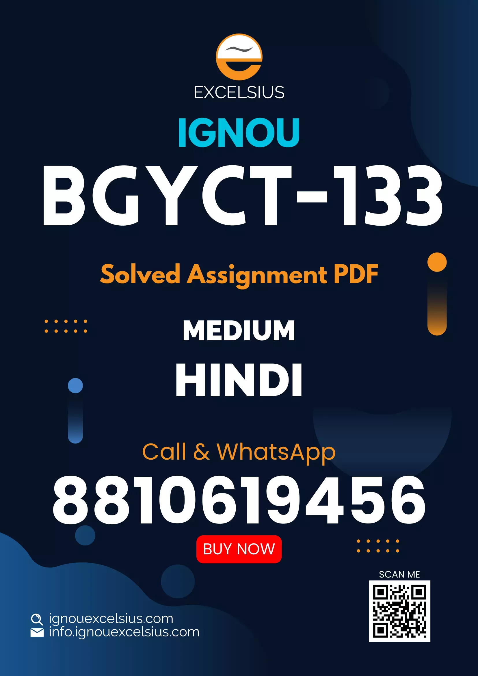 IGNOU BGYCT-133 - Crystallography, Mineralogy and Economic Geology, Latest Solved Assignment-January 2023 - December 2023