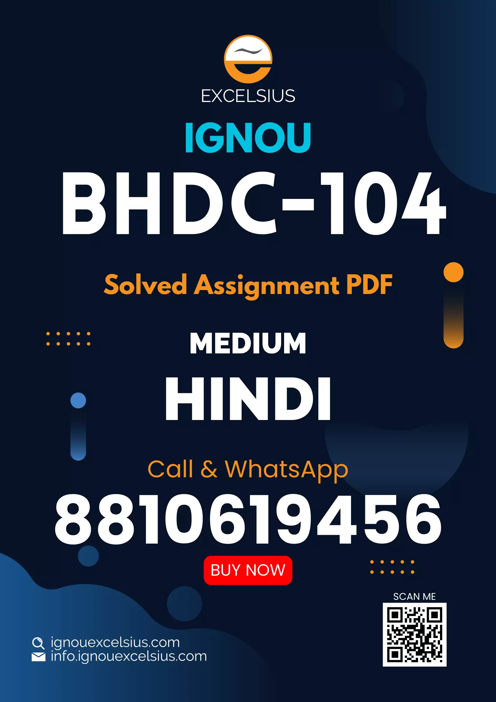 IGNOU BHDC-104 - Aadhunik Hindi Kavita- Chhayavad tak Latest Solved Assignment-January 2023 - July 2023