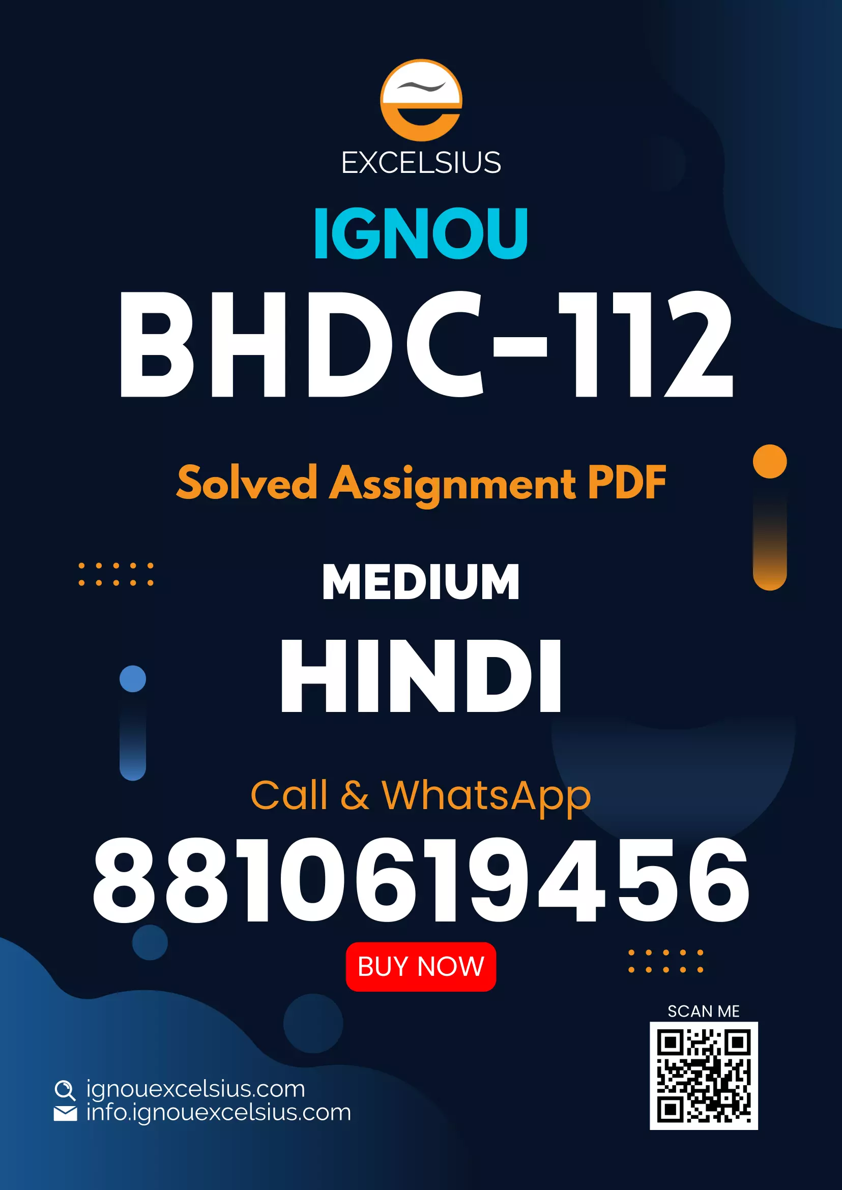 IGNOU BHDC-112 - Hindi Nibandh aur Anya Gaddh Vidhayen Latest Solved Assignment-July 2023 – January 2024