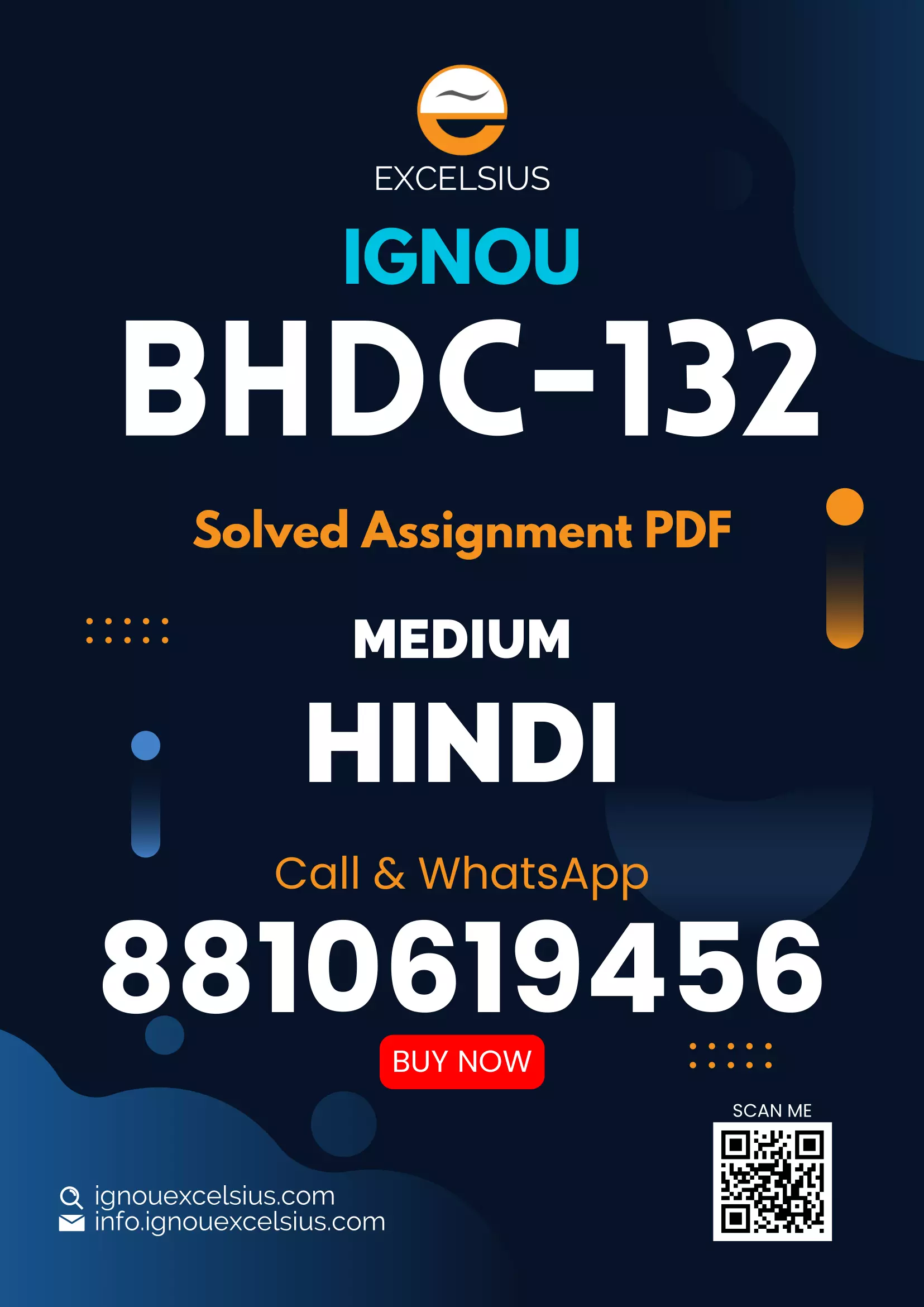 IGNOU BHDC-132 - Madhyakalin Hindi Kavita Latest Solved Assignment-January 2024 - July 2024