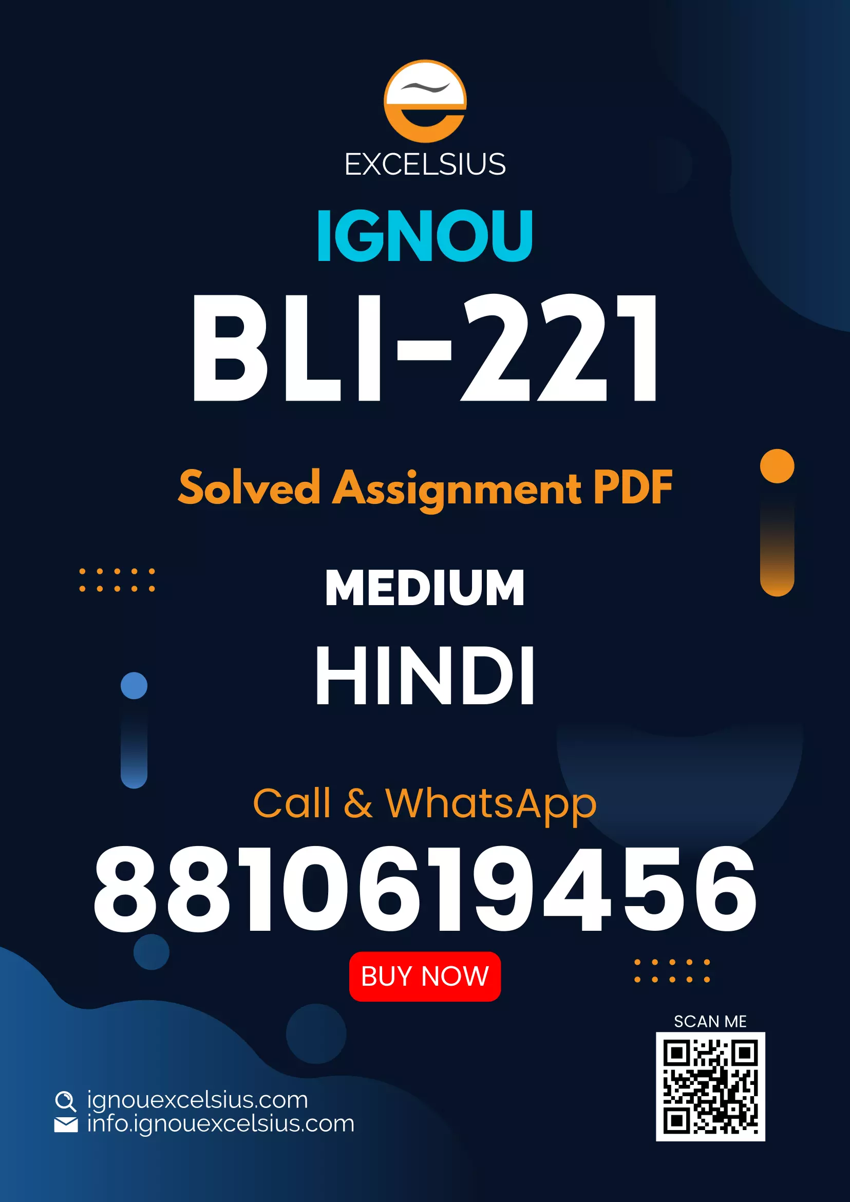 IGNOU BLI-221 - Library, Information and Society, Latest Solved Assignment-July 2023 - January 2024
