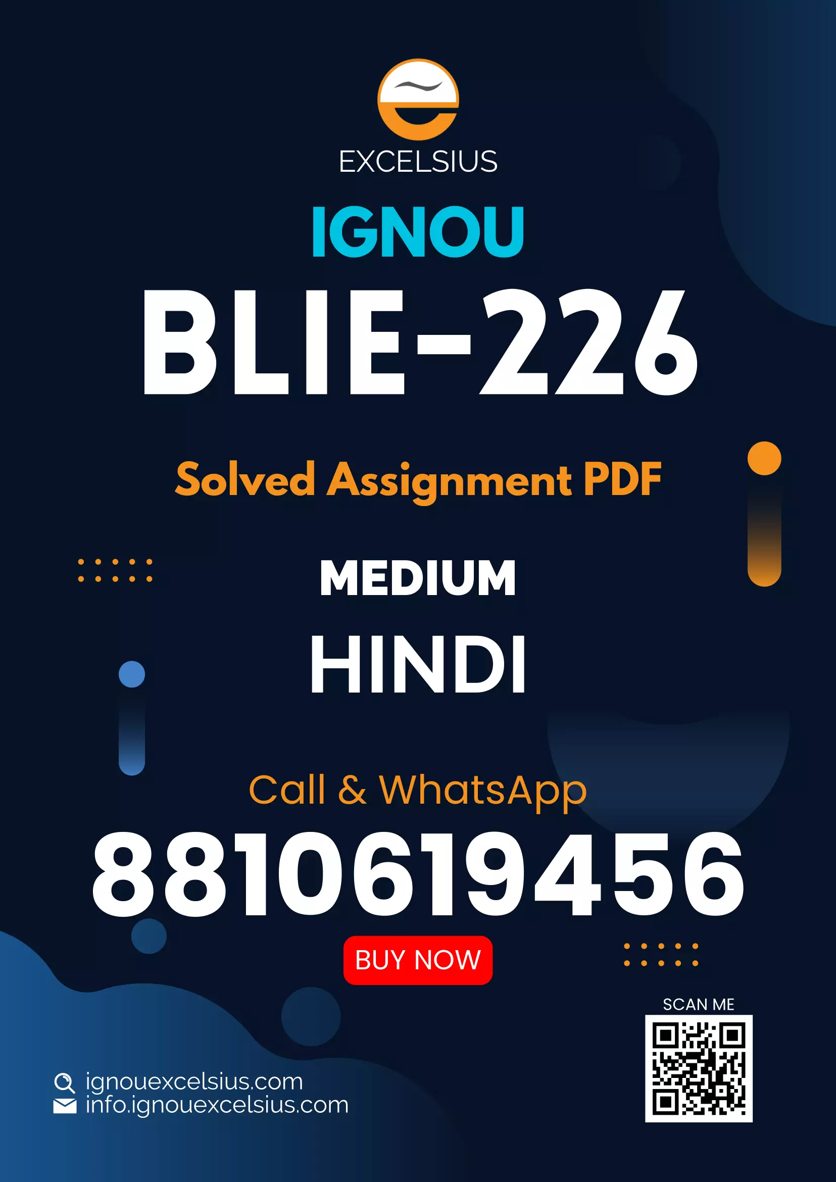 IGNOU BLIE-226 - Management of Library and Information Centre, Latest Solved Assignment -July 2023 - January 2024