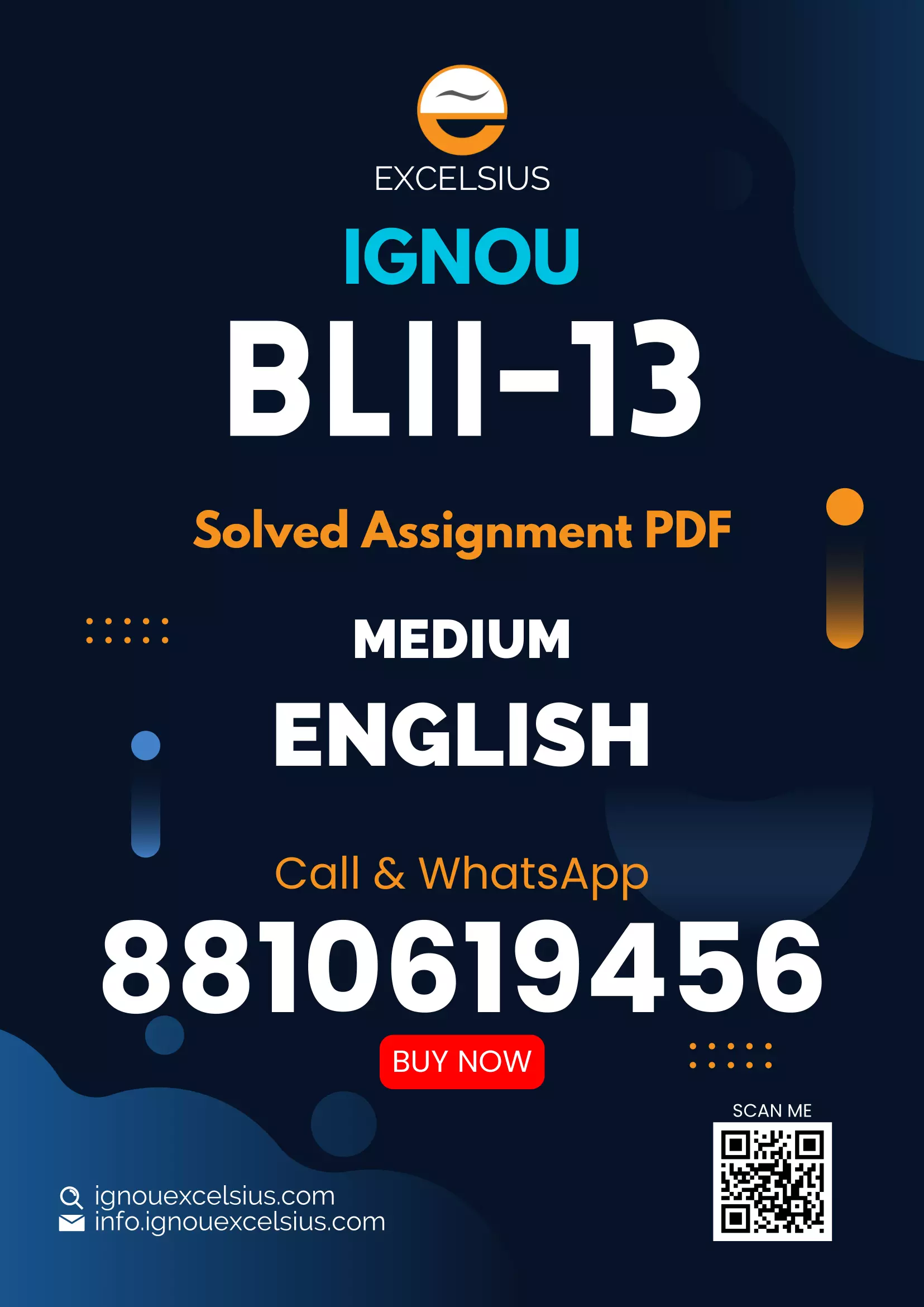 IGNOU BLII-13 - Information Sources and Library Services, Latest Solved Assignment-January 2023 - July 2023