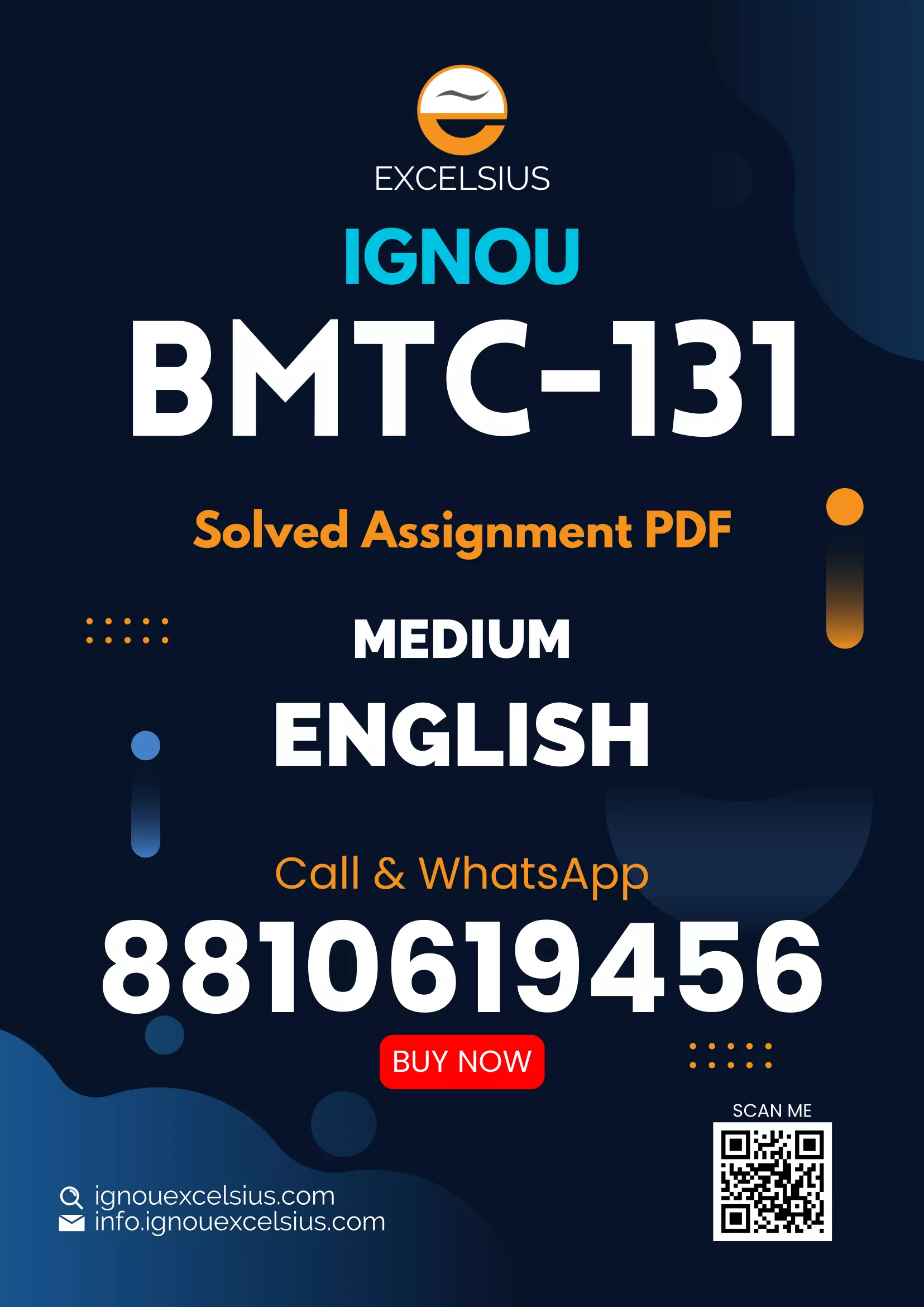IGNOU BMTC-131 - Calculus, Latest Solved Assignment-January 2024 - December 2024