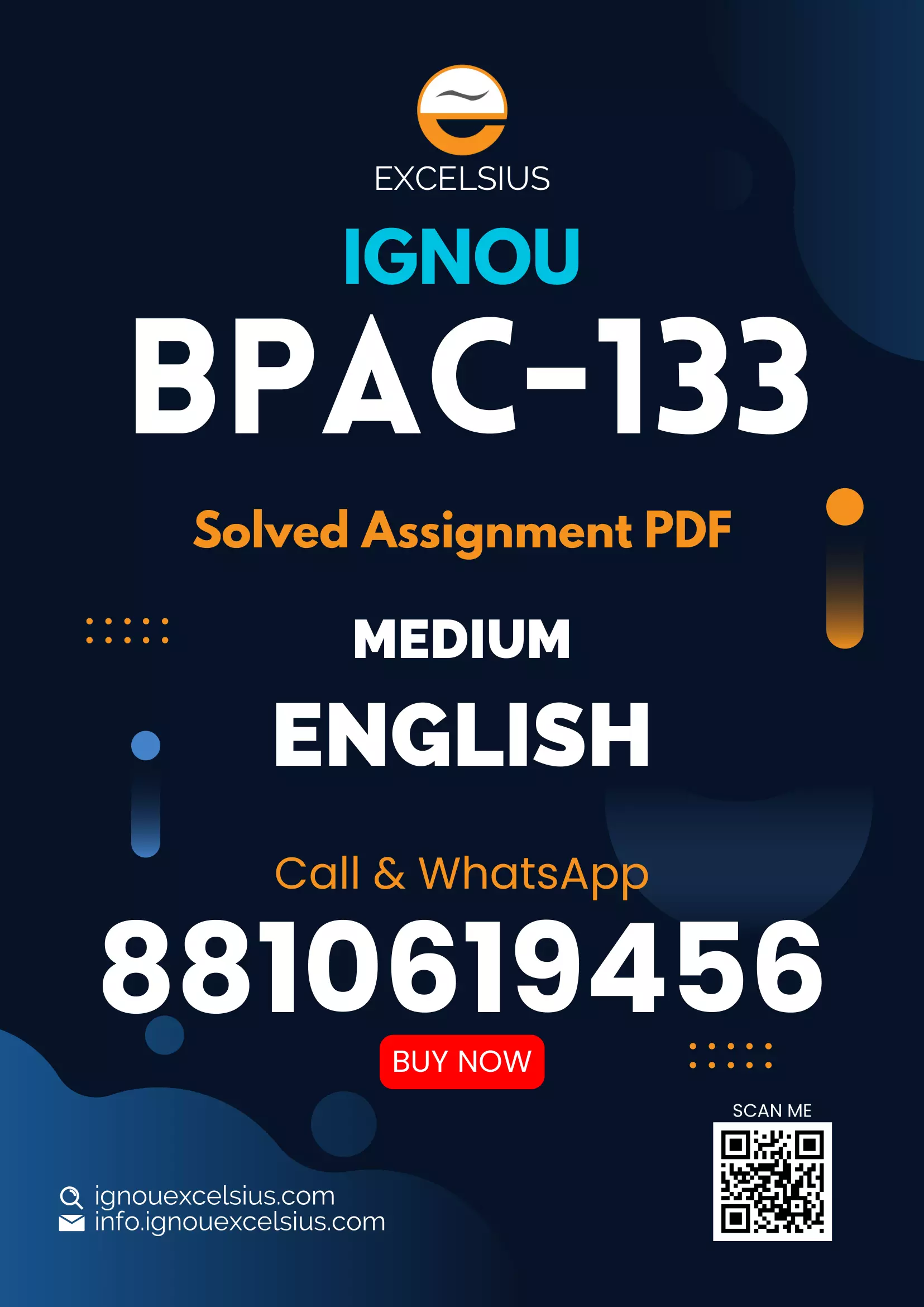 IGNOU BPAC-133 - Administrative system at Union Level, Latest Solved Assignment-July 2022 – January 2023