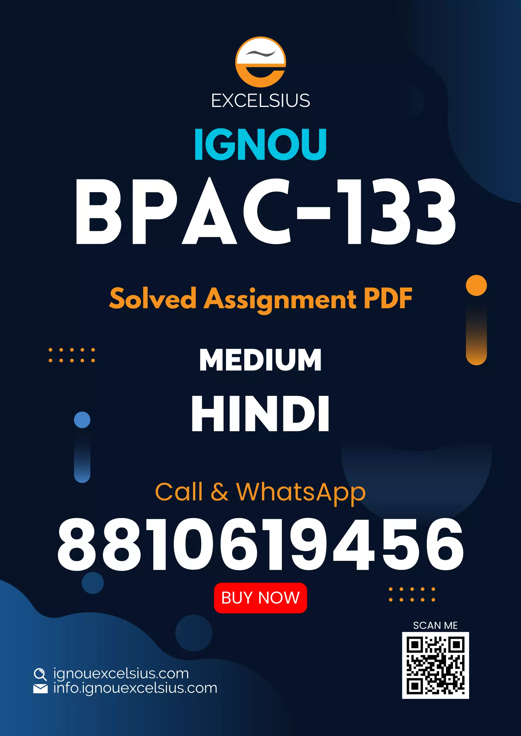 IGNOU BPAC-133 - Administrative system at Union Level, Latest Solved Assignment-July 2022 – January 2023