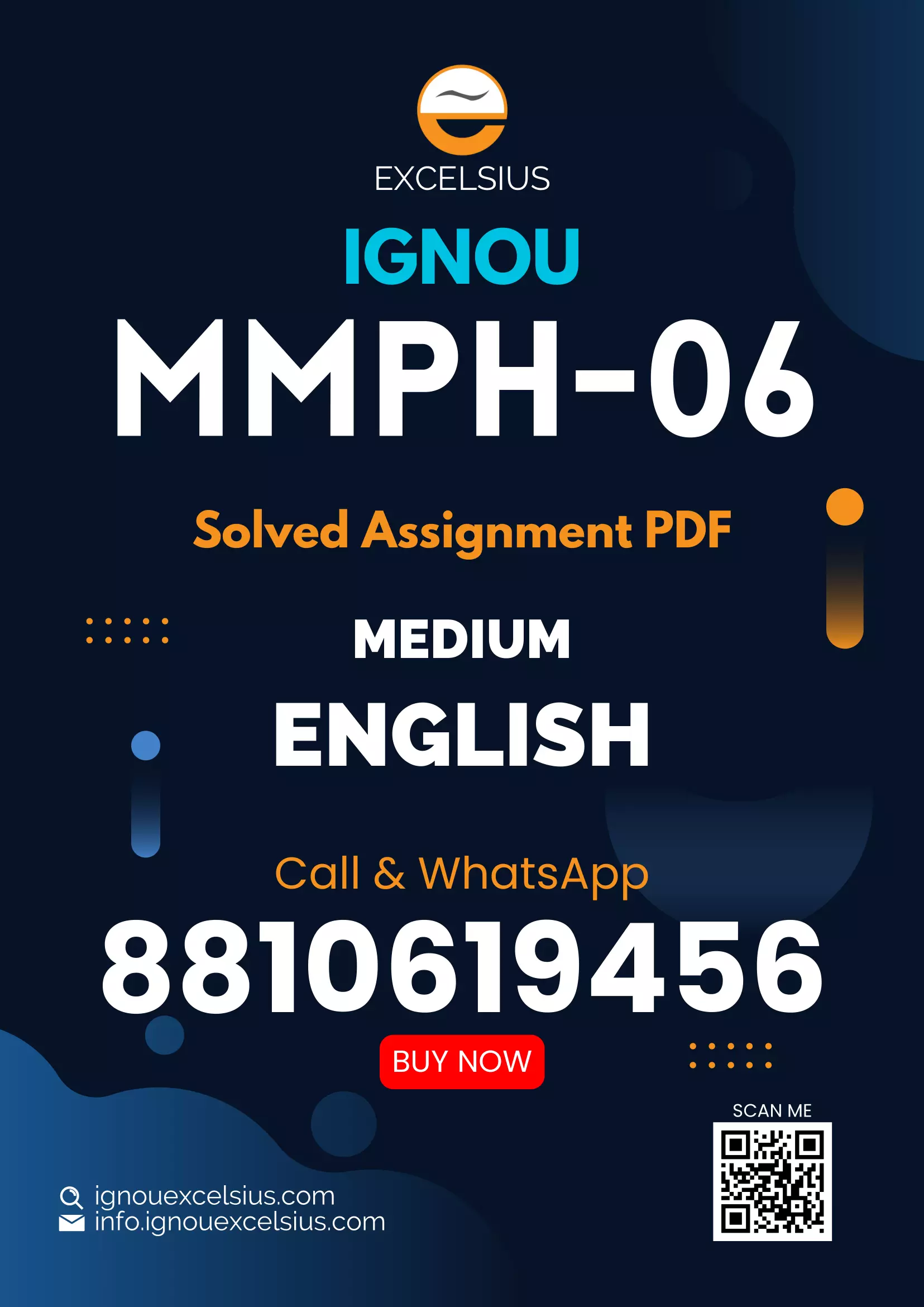IGNOU MMPH-06 - Organisational Dynamics Solved Assignment-January 2024 - July 2024