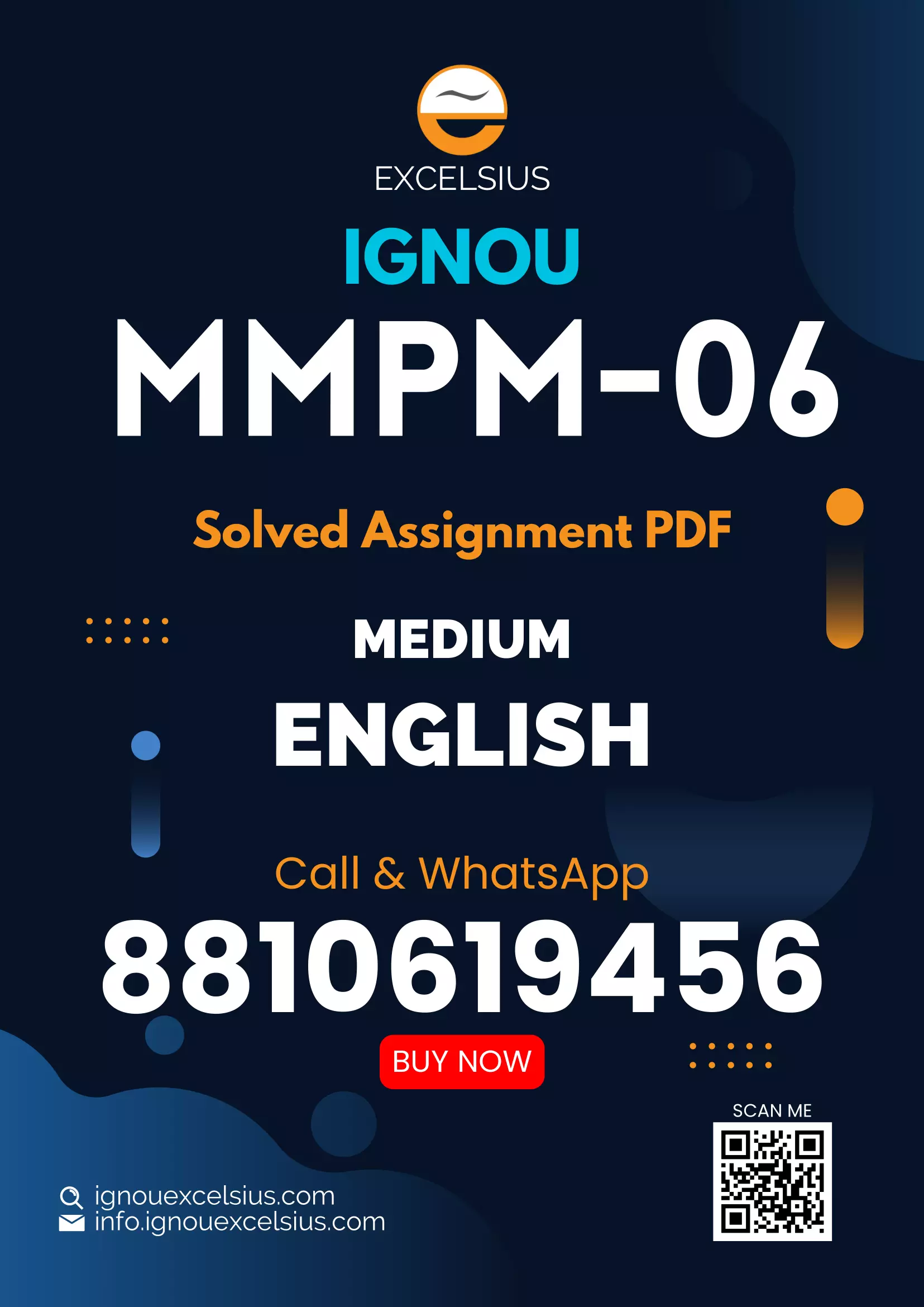 IGNOU MMPM-06 - Marketing Research Latest Solved Assignment-January 2024 - July 2024