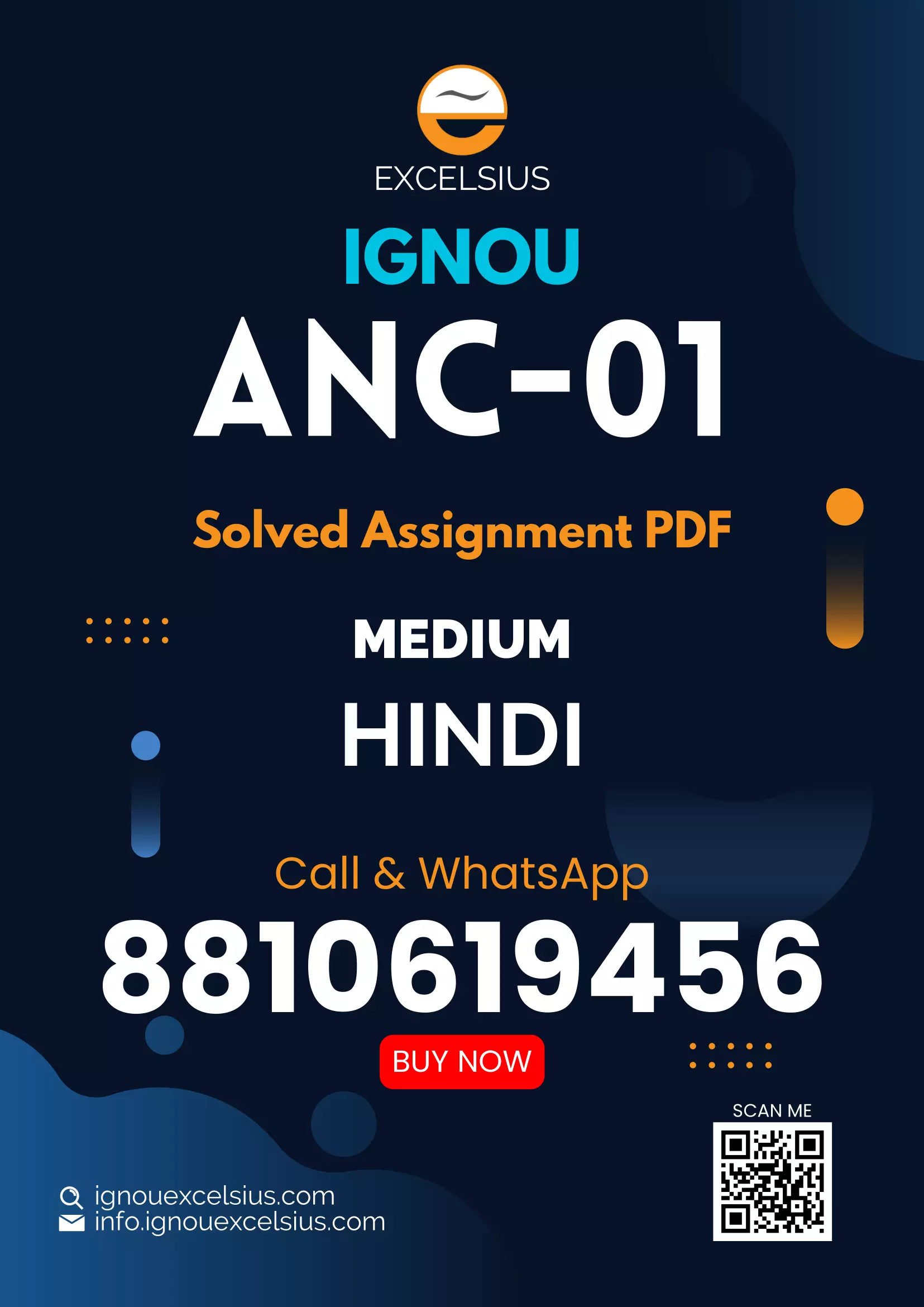 IGNOU ANC-01 - Nutrition for the Community, Latest Solved Assignment-July 2022 – January 2023