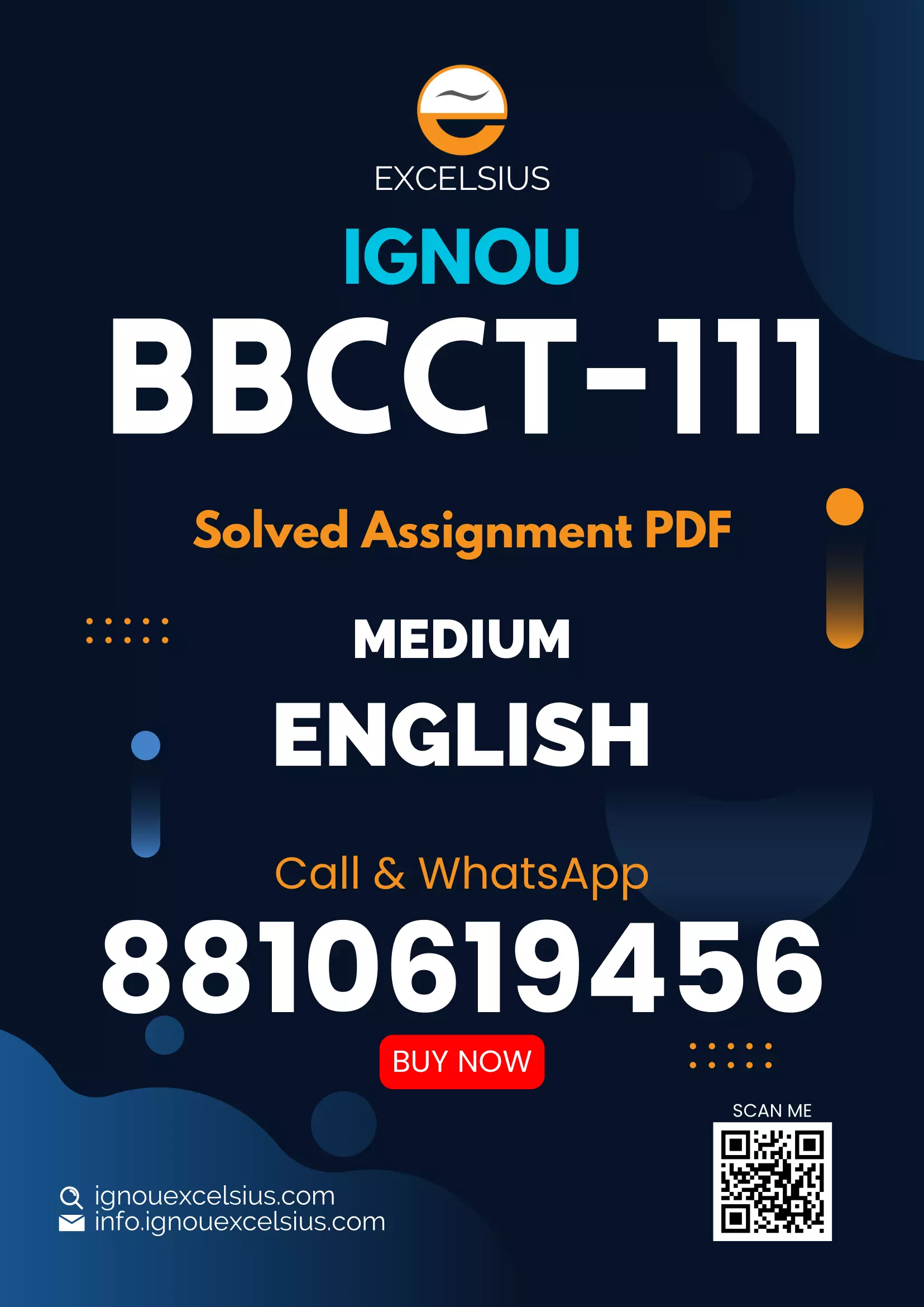 IGNOU BBCCT-111 -  Membrane Biology and Bioenergetics, Latest Solved Assignment-January 2024 - December 2024