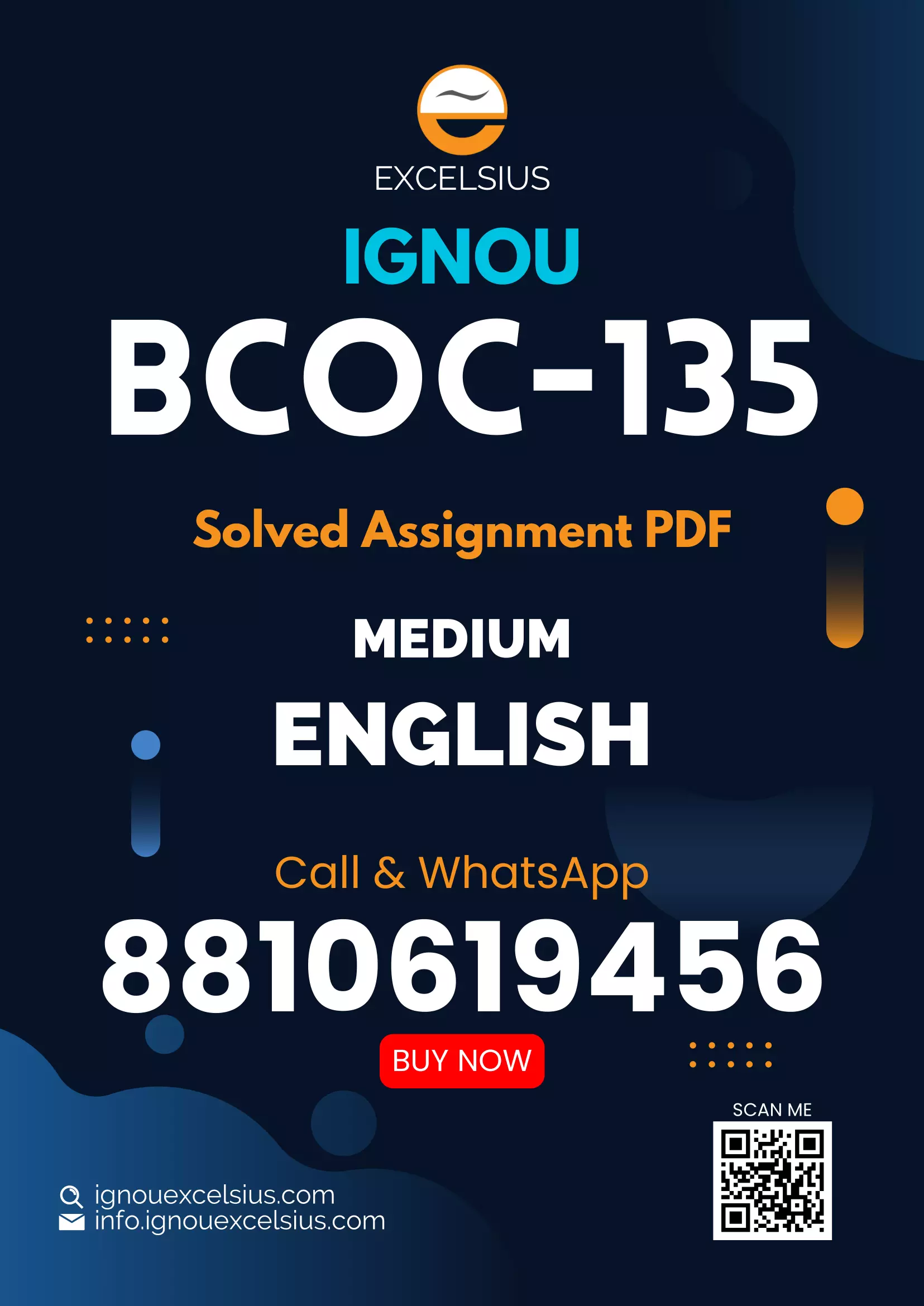 IGNOU BCOC-135 - Company Law, Latest Solved Assignment -July 2023 - January 2024