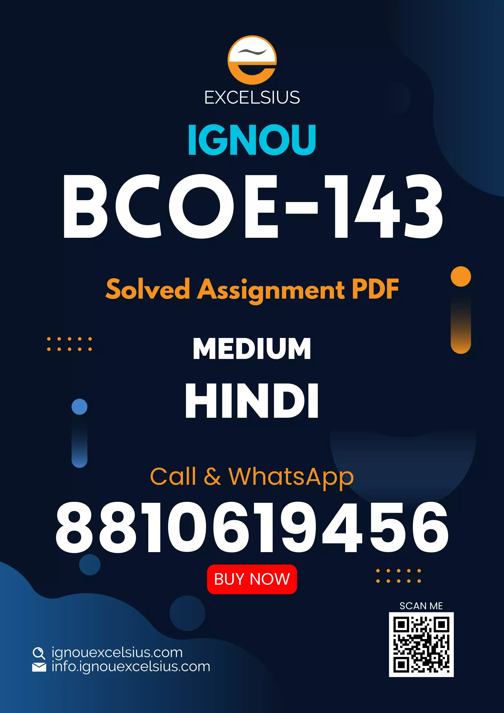 IGNOU BCOE-143 - Fundamentals of Financial Management, Latest Solved Assignment-July 2023 - January 2024