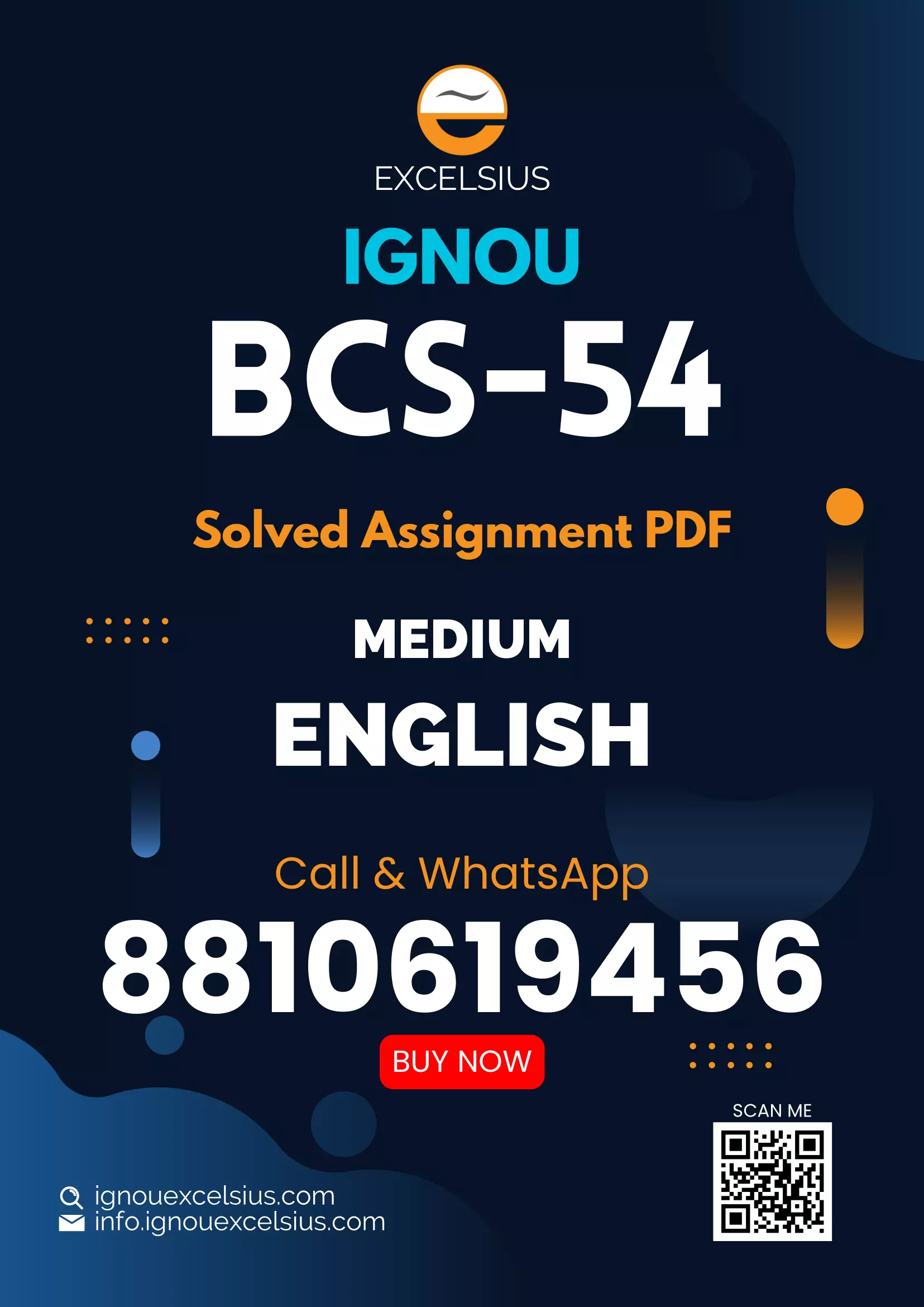 IGNOU BCS-54 - Computer Oriented Numerical Techniques, Latest Solved Assignment-July 2023 - January 2024