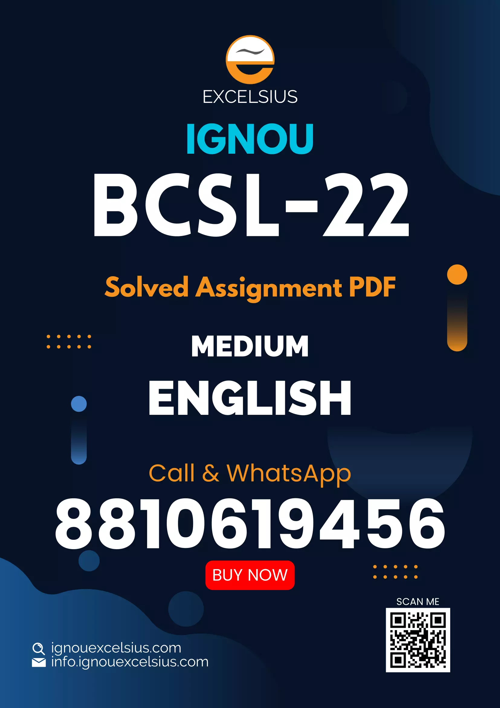 IGNOU BCSL-22 - Assembly Language Programming Lab Latest Solved Assignment-July 2023 - January 2024