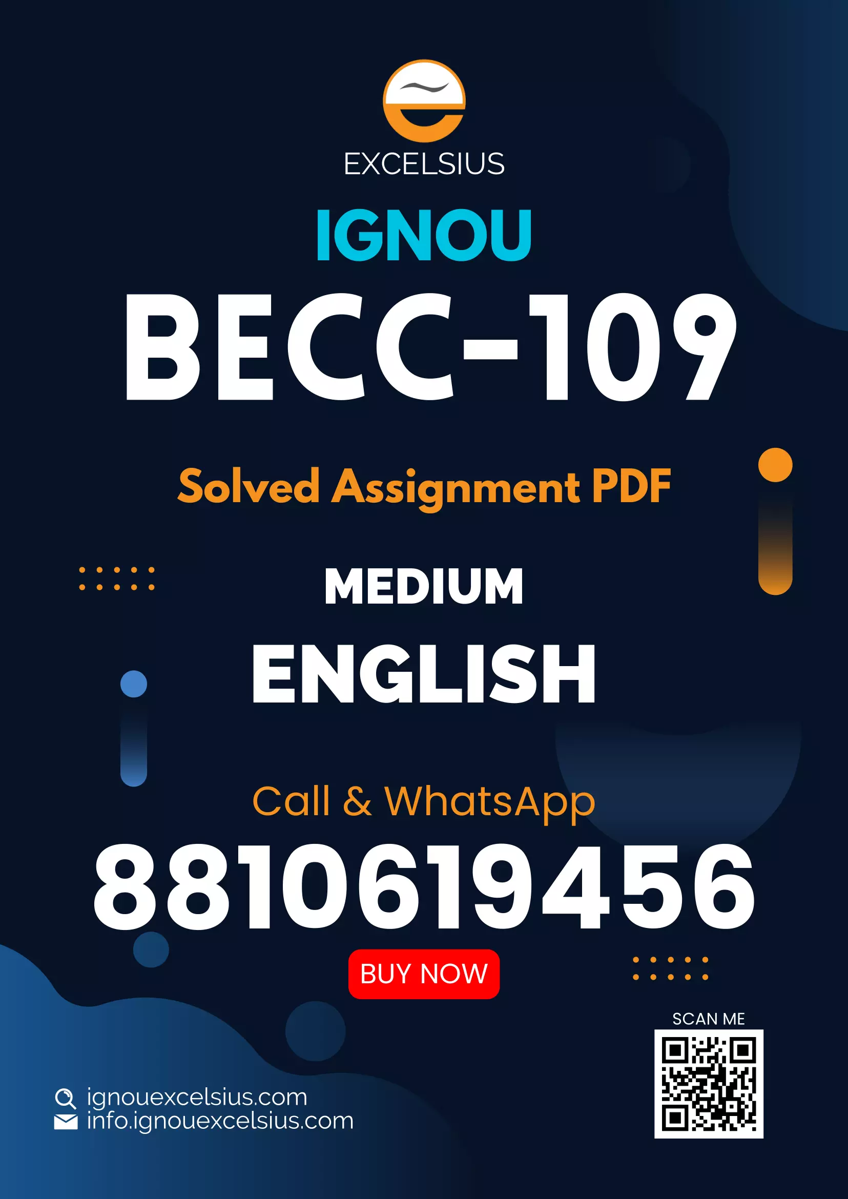 IGNOU BECC-109 - Intermediate Macroeconomics-II, Latest Solved Assignment-July 2022 – January 2023