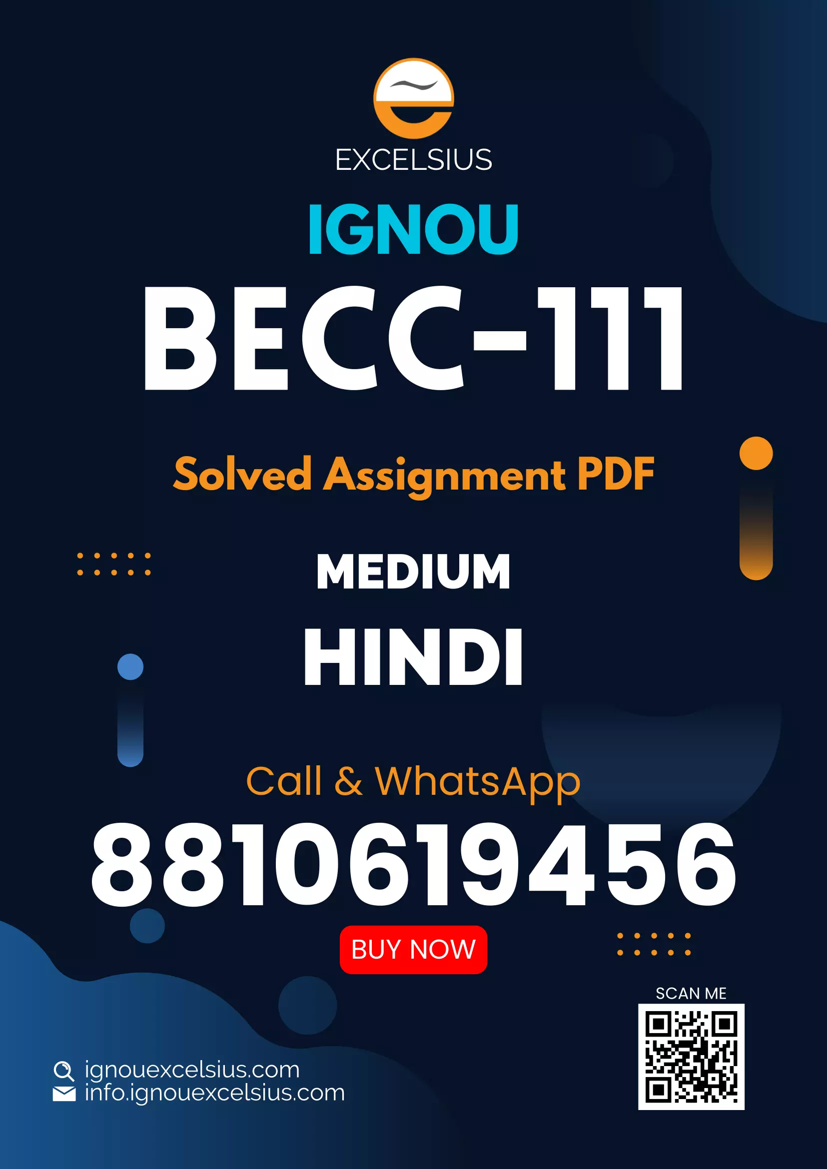 IGNOU BECC-111 - Indian Economy-I, Latest Solved Assignment-July 2023 - January 2024