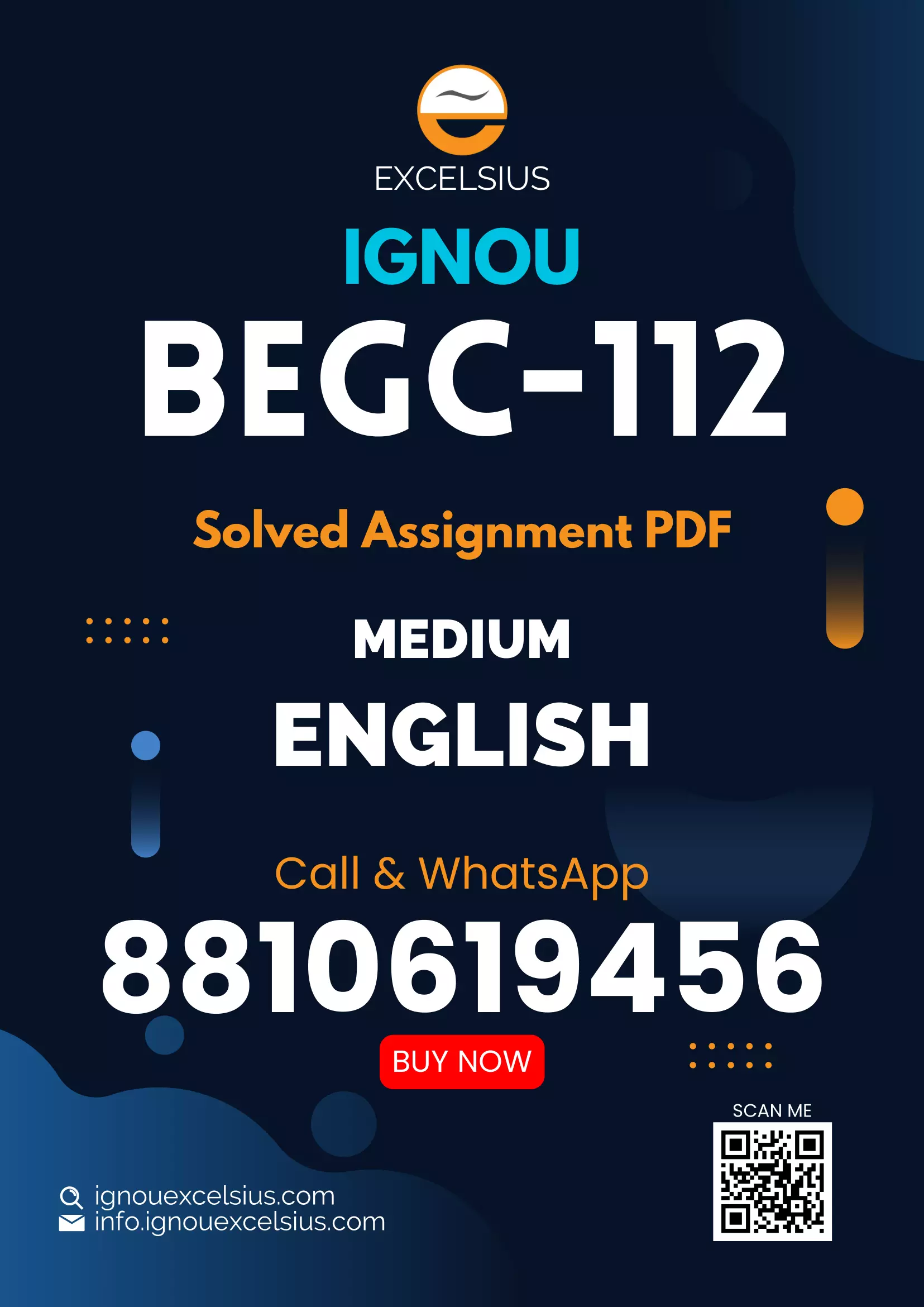 IGNOU BEGC-112 - British Literature: The Early 20th Century Latest Solved Assignment-July 2023 – January 2024