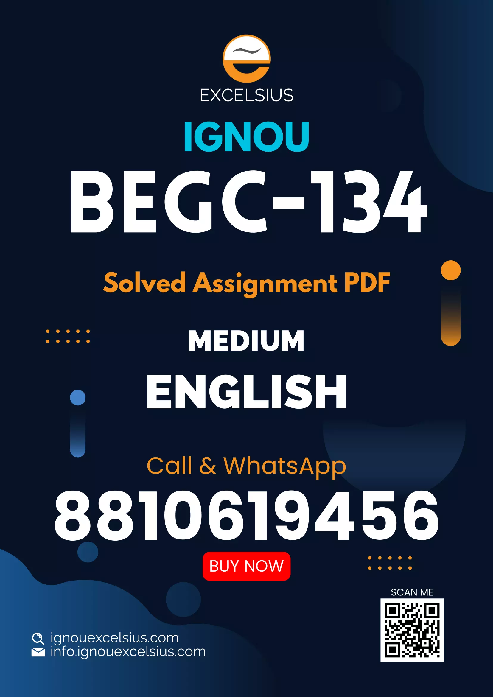 IGNOU BEGC-134 - Reading the Novel, Latest Solved Assignment-July 2023 - January 2024