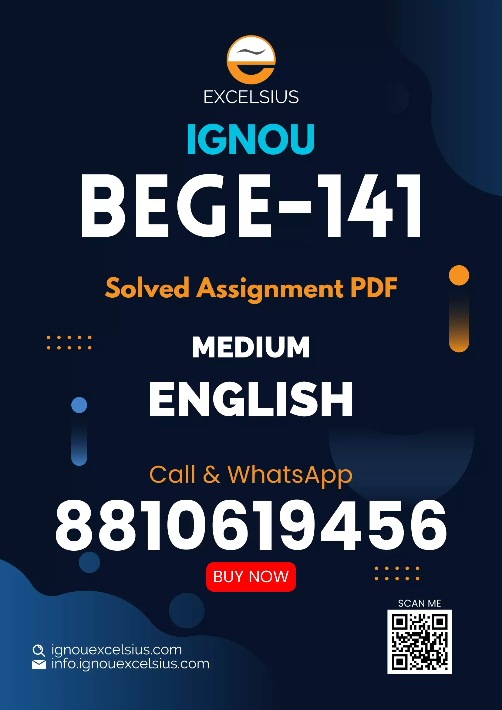 IGNOU BEGE-141 - Understanding Prose, Latest Solved Assignment-July 2023 – January 2024