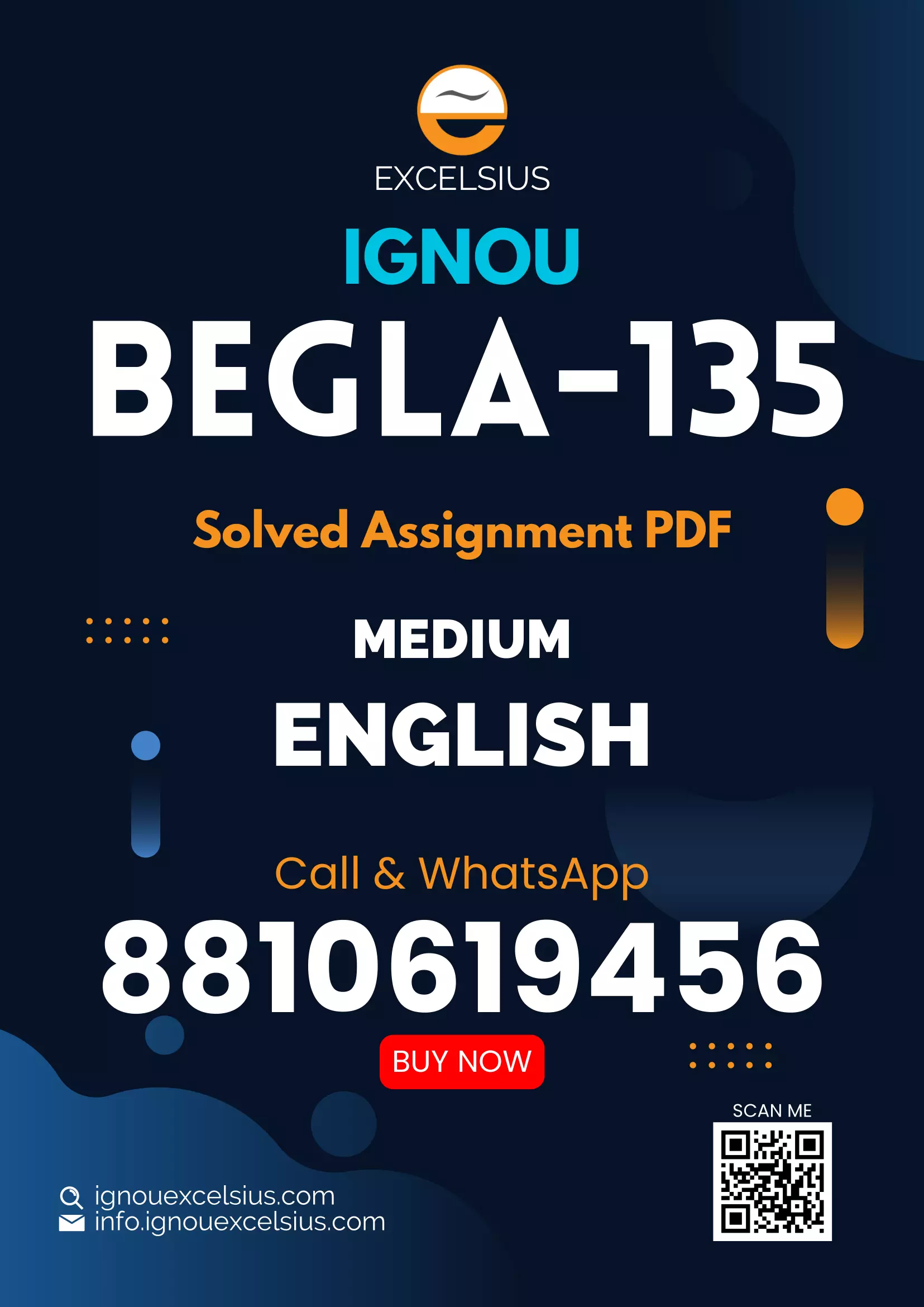 IGNOU BEGLA-135 - English in Daily Life Latest Solved Assignment -July 2023 - January 2024