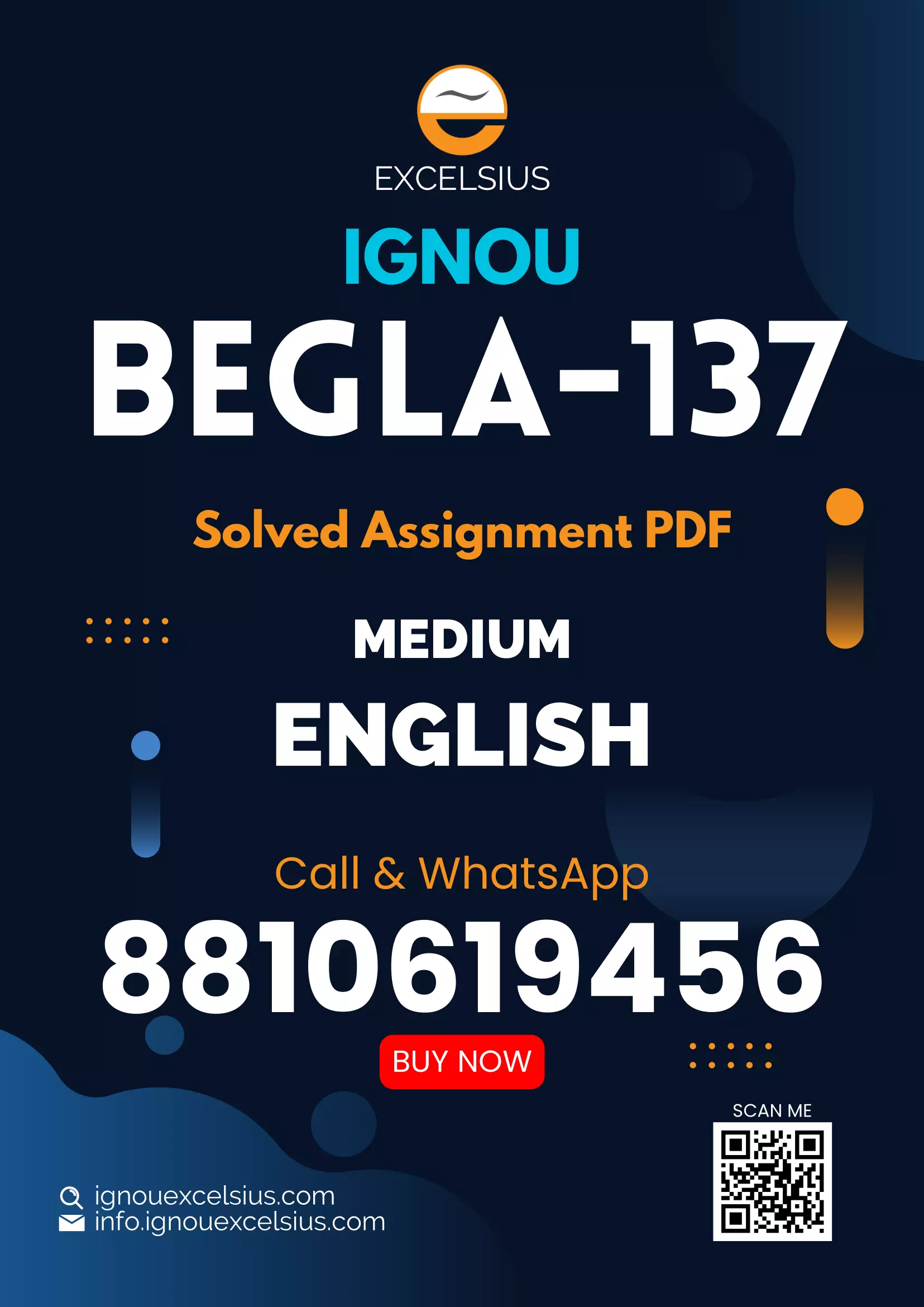 IGNOU BEGLA-137 - Language Through Literature Latest Solved Assignment-July 2023 - January 2024