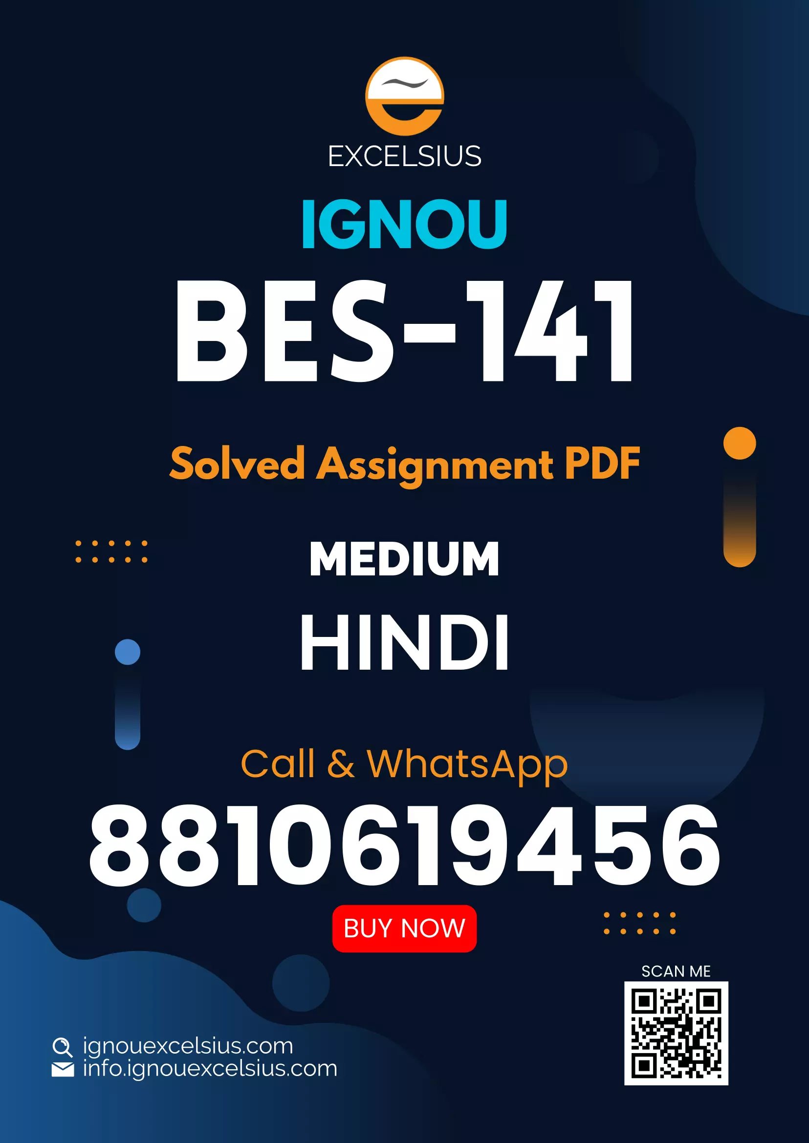 IGNOU BES-141 - Pedagogy of Science, Latest Solved Assignment-January 2022