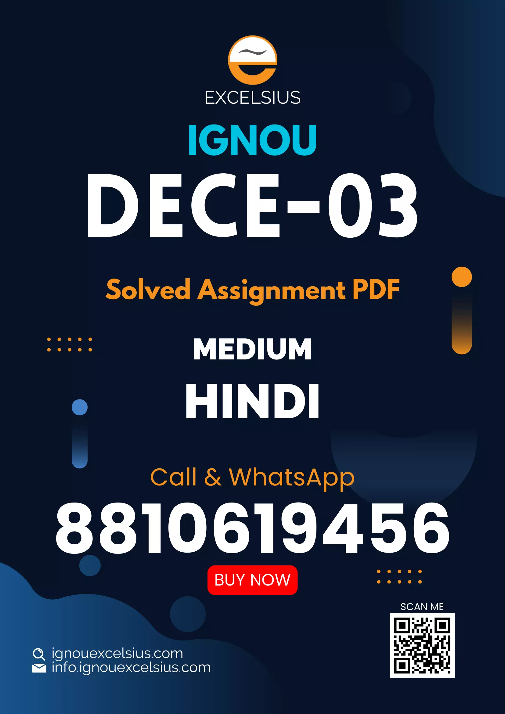 IGNOU DECE-03 - Services and Programmes for Children, Latest Solved Assignment-January 2023 - July 2023