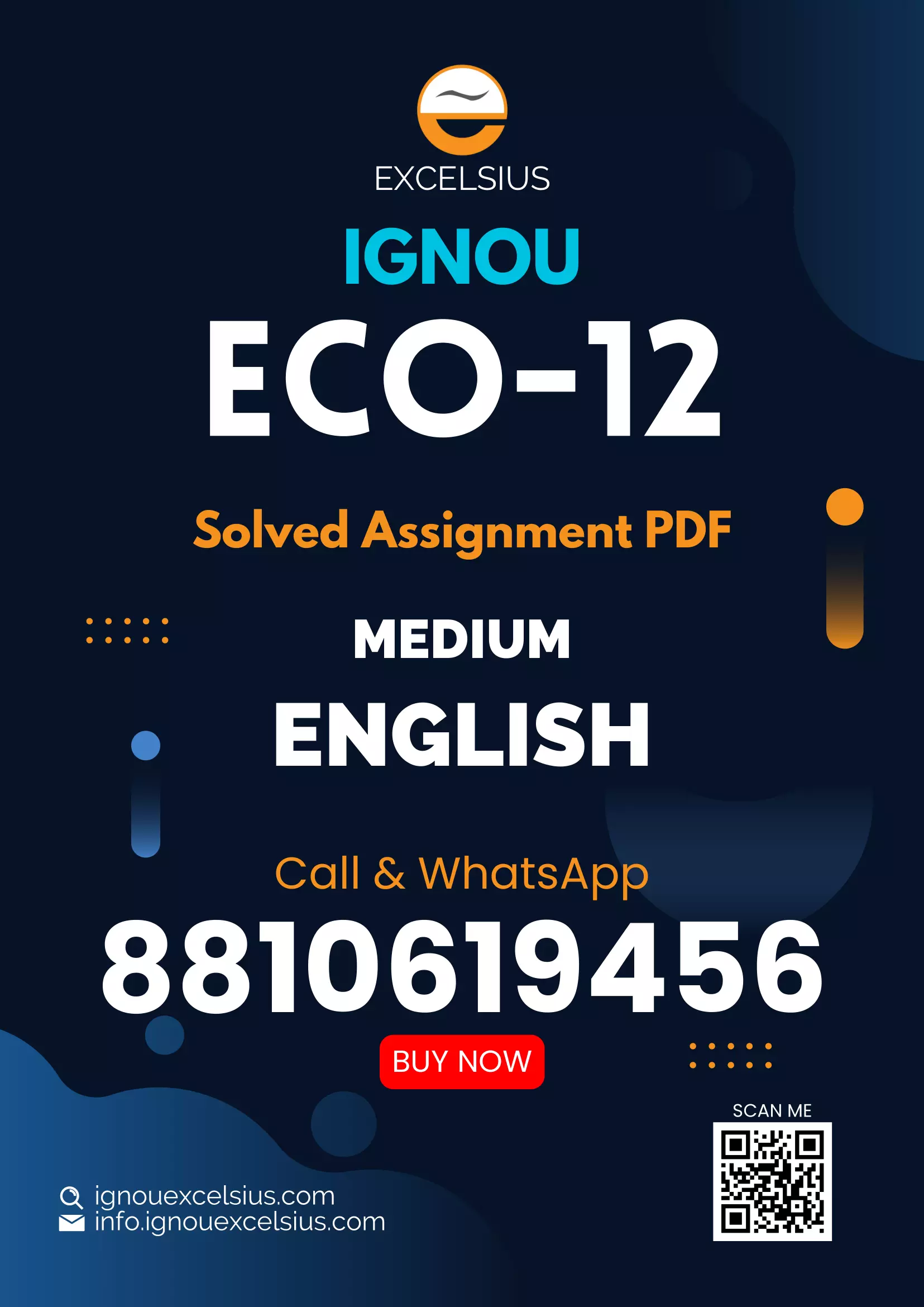 IGNOU ECO-12 - Elements of Auditing, Latest Solved Assignment-July 2022 – January 2023