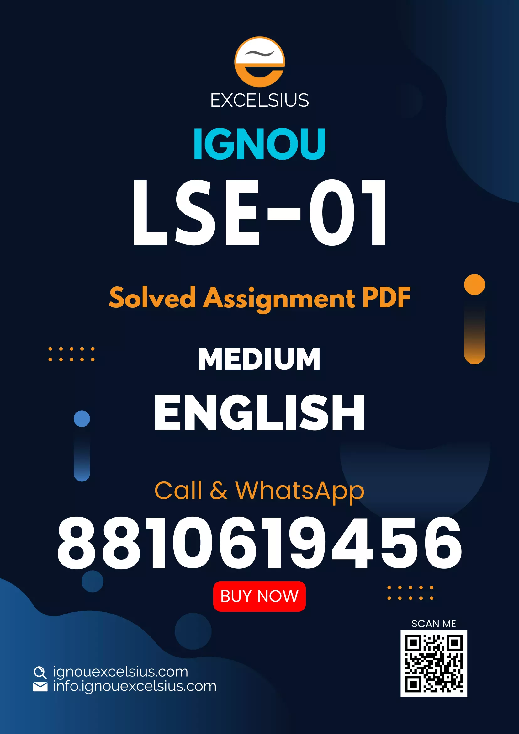 IGNOU LSE-01 - Cell Biology, Latest Solved Assignment-January 2024 - December 2024